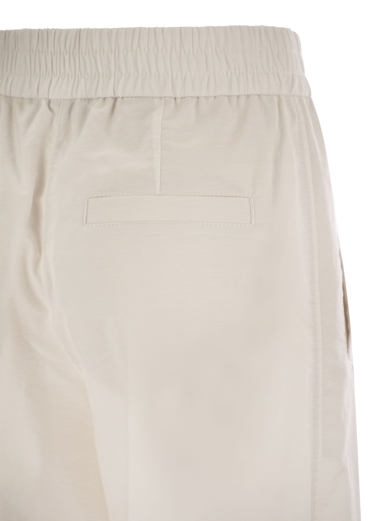 Brunello Cucinelli Women Loose Fit Cotton Trousers DestGlow