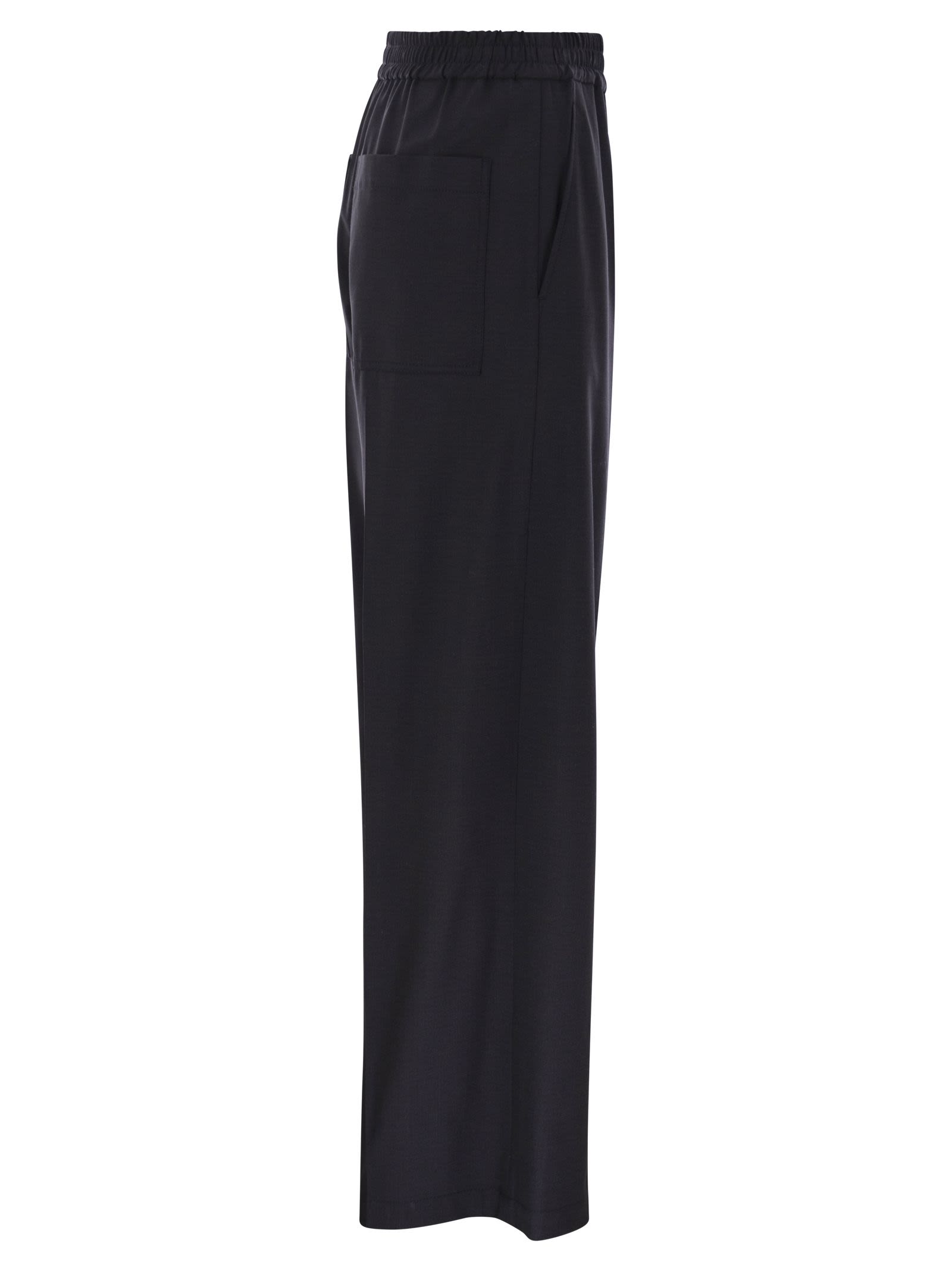 Brunello Cucinelli Women Tropical Luxury Wool Loose Trousers by Luosophy
