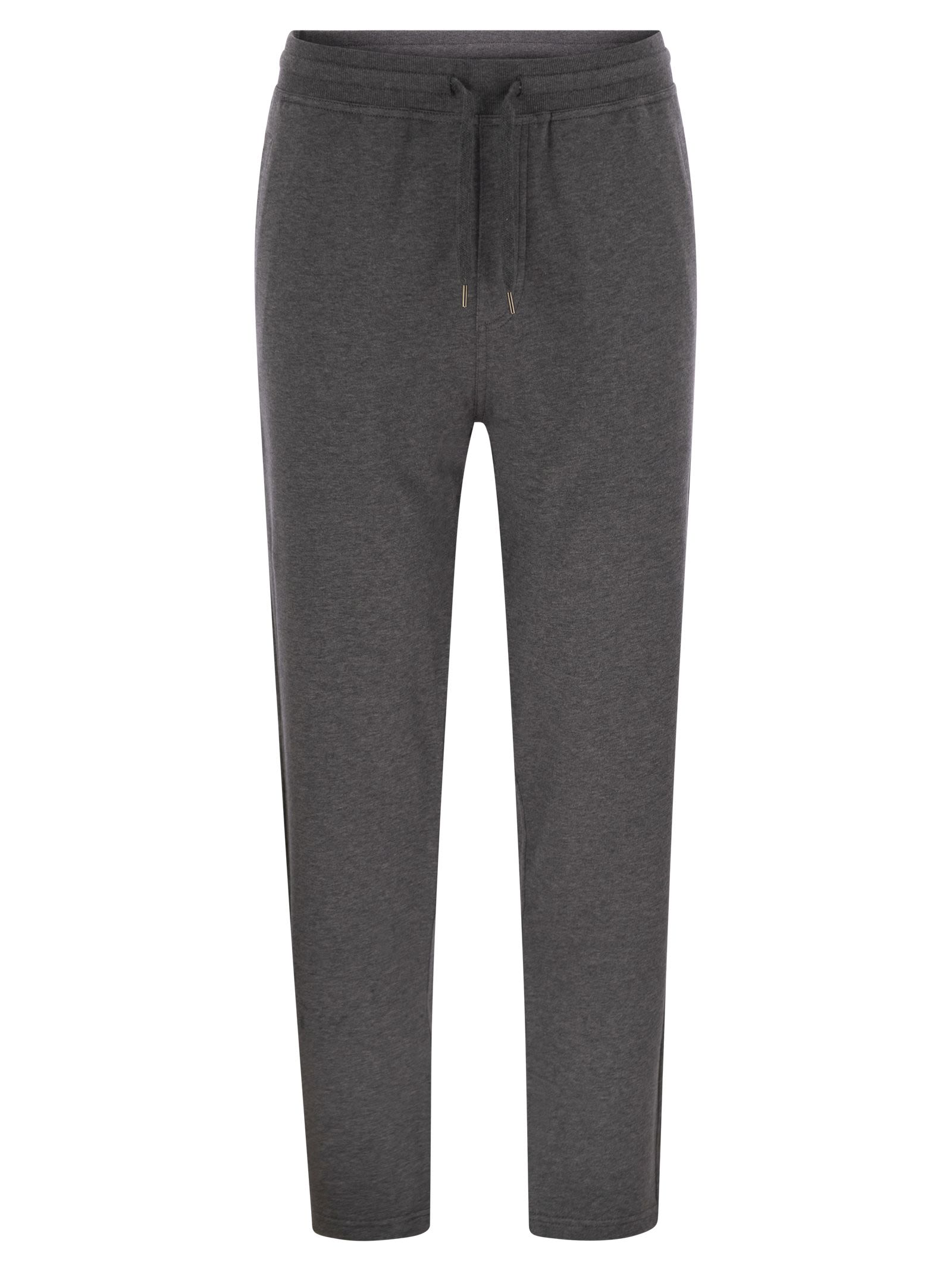 Brunello Cucinelli Men Techno Cotton Fleece Trousers by Luosophy