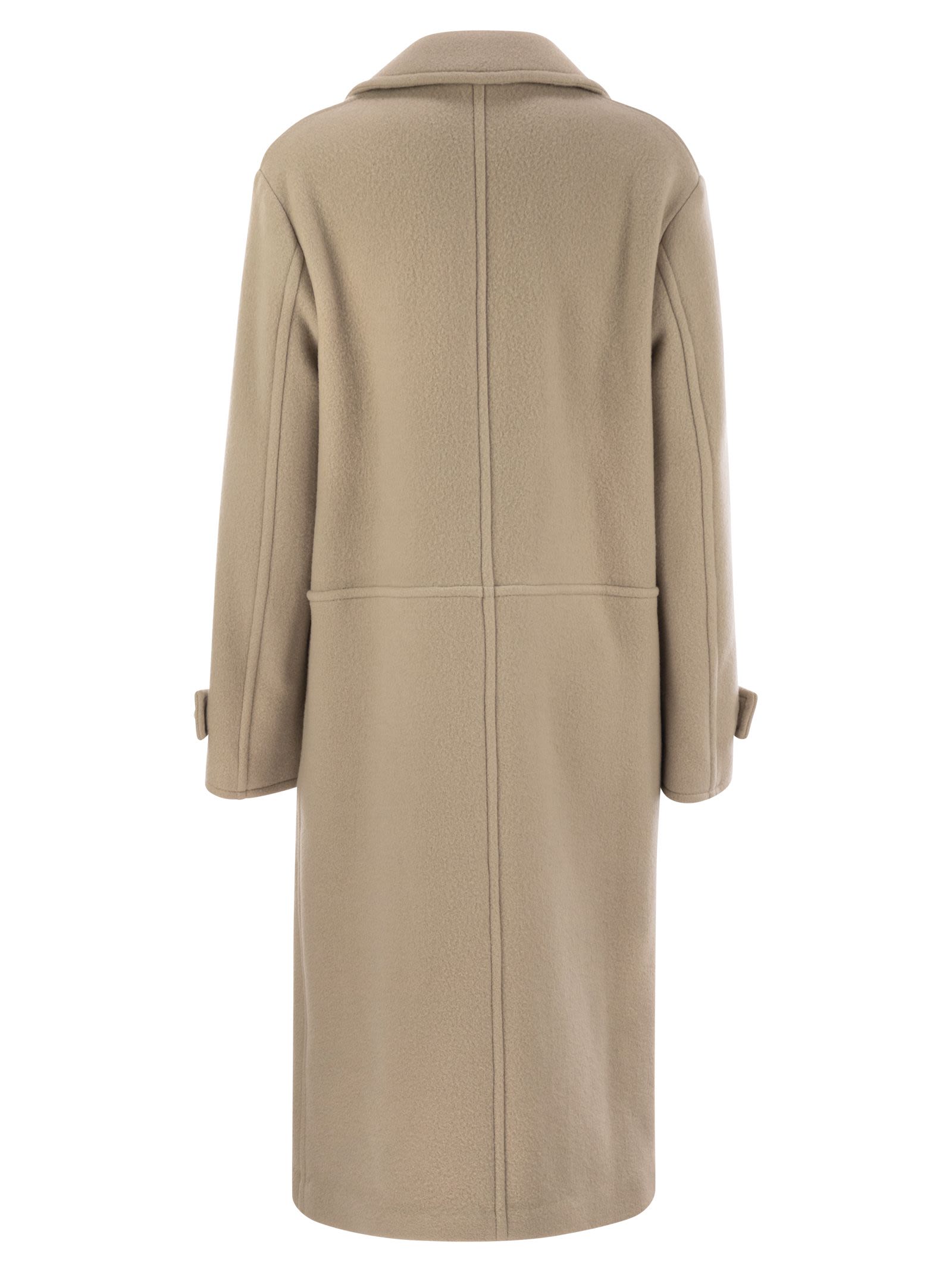 Fay Women Wool And Cashmere Coat by Luosophy
