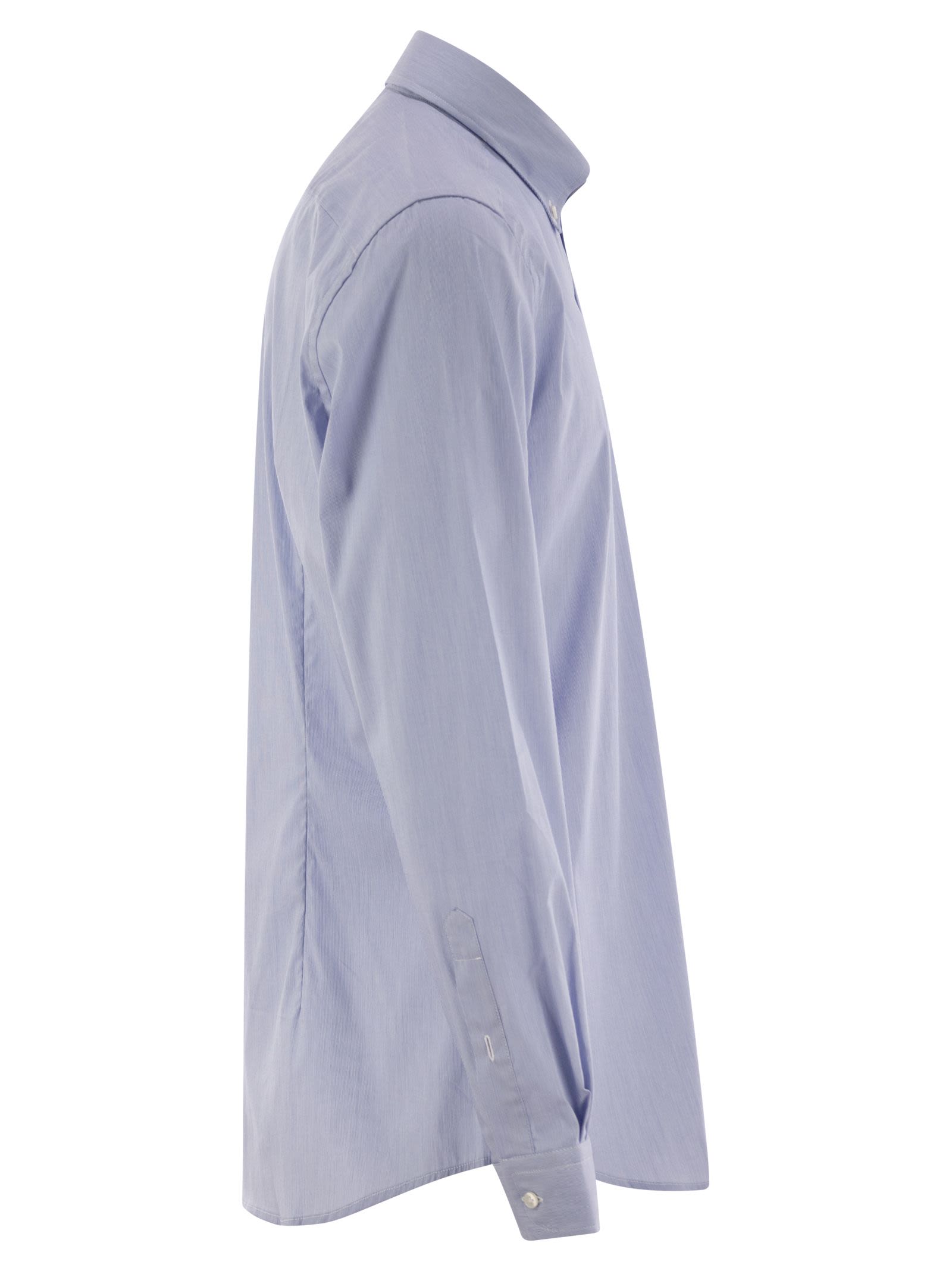 Fay Men Stretch Cotton Shirt by Luosophy