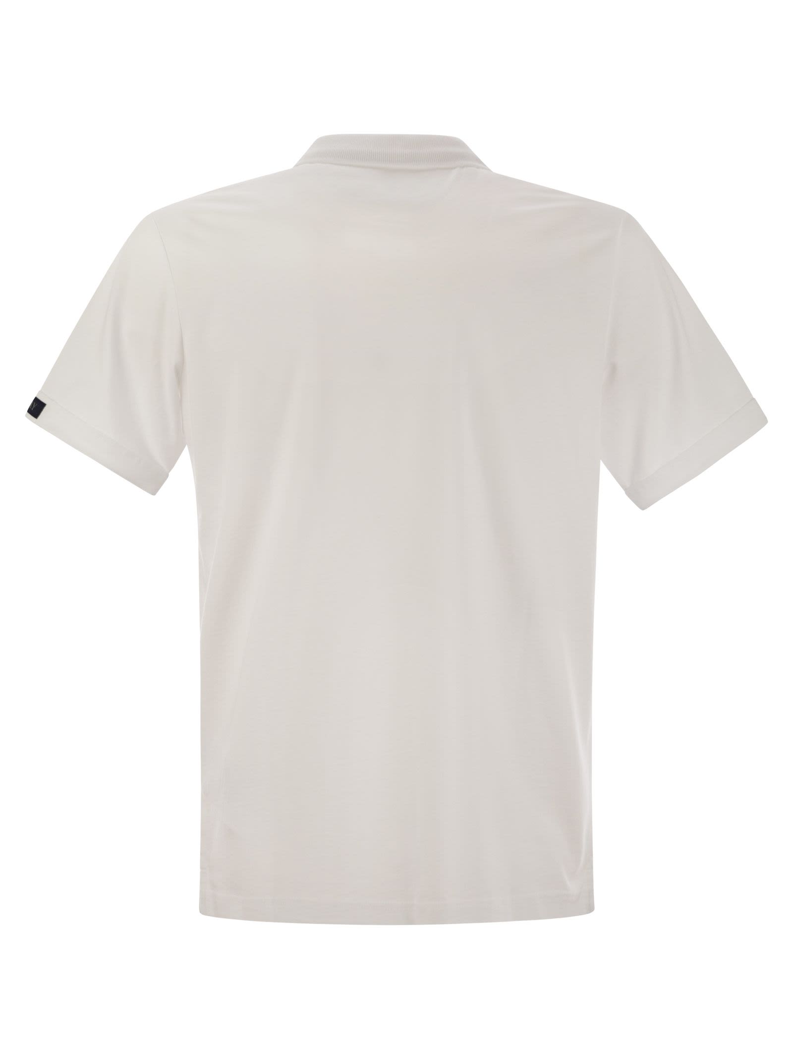 Fay Men Short-Sleeved Cotton Polo Shirt DestGlow