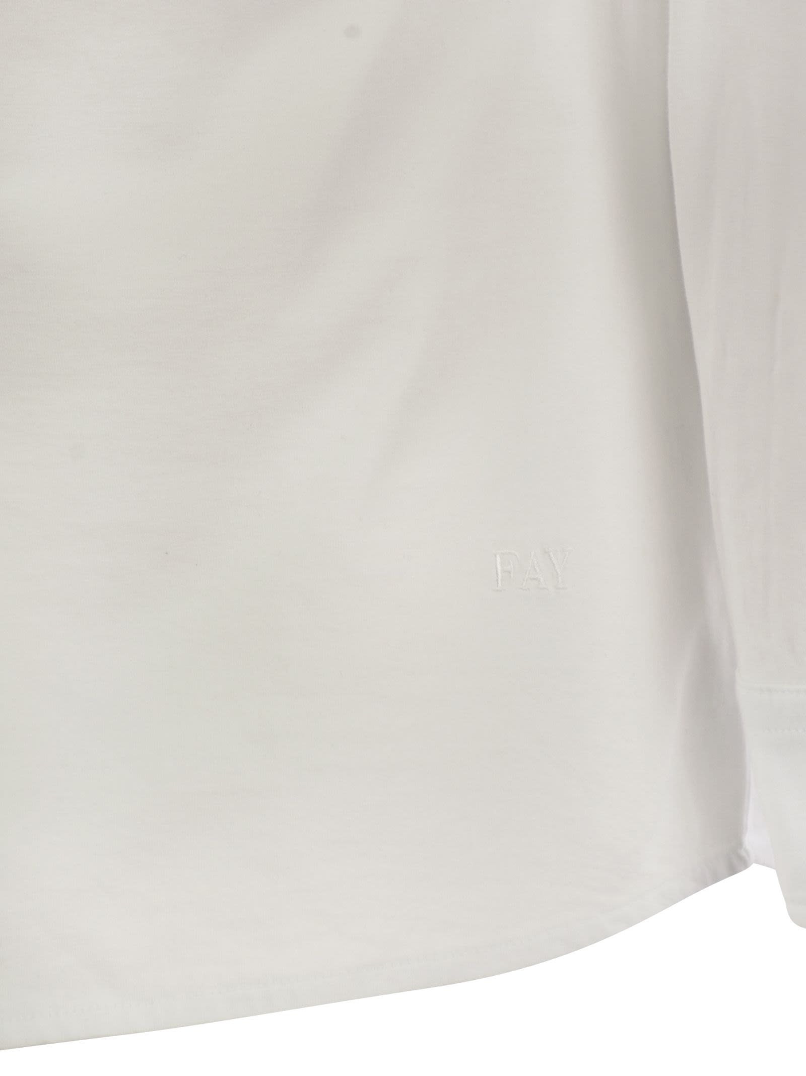 Fay Men Cotton Jersey Shirt by Luosophy