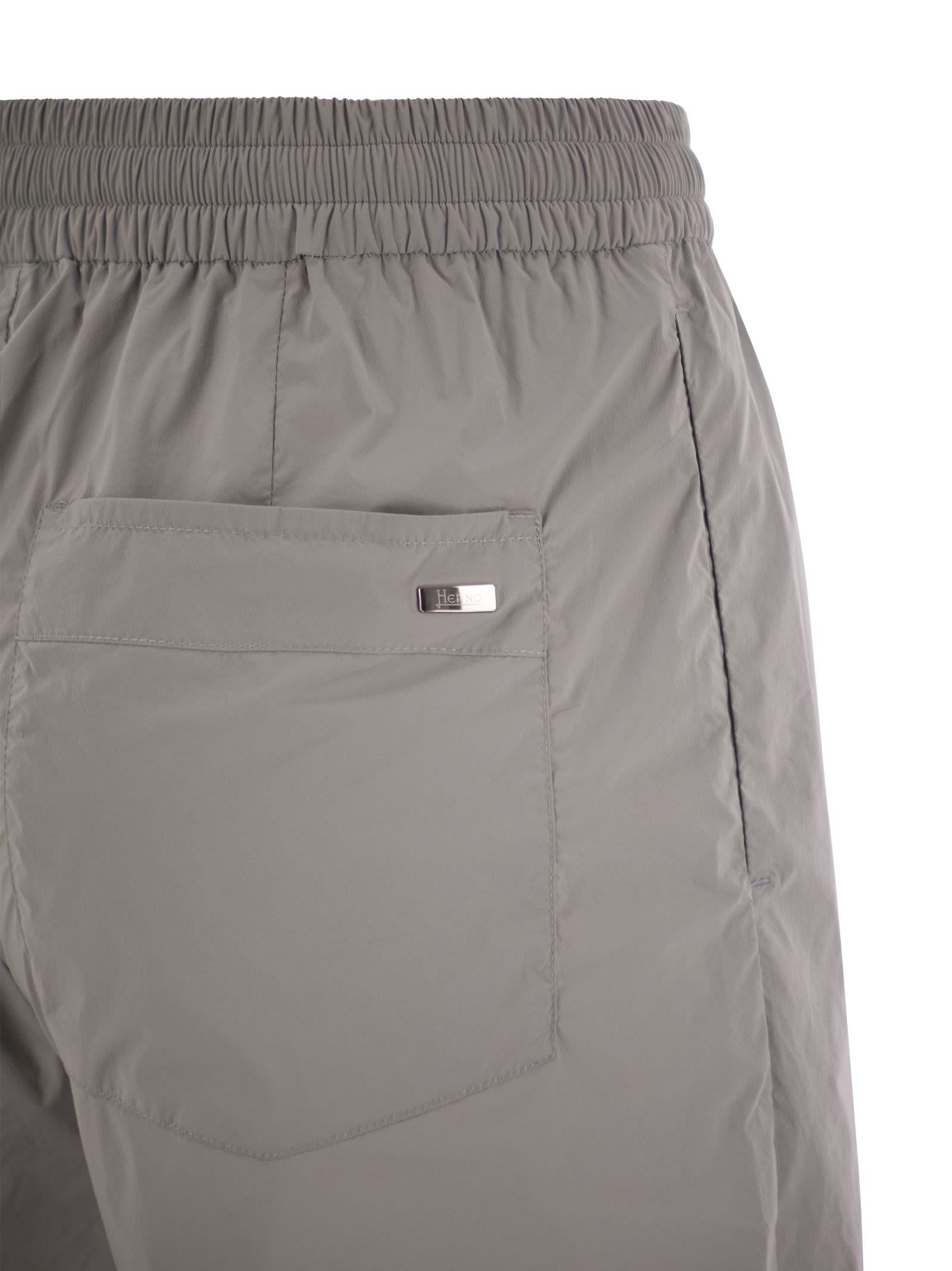 Herno Women Stretch Nylon Trousers