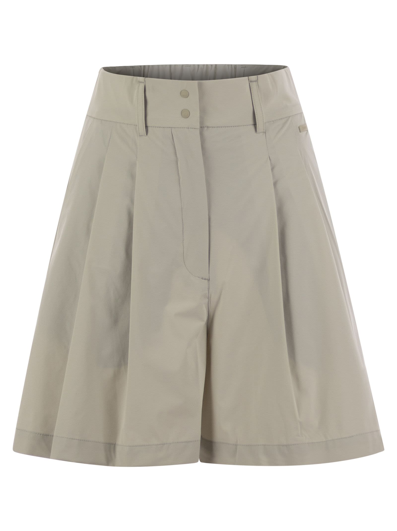 Herno Women Stretch Nylon Shorts