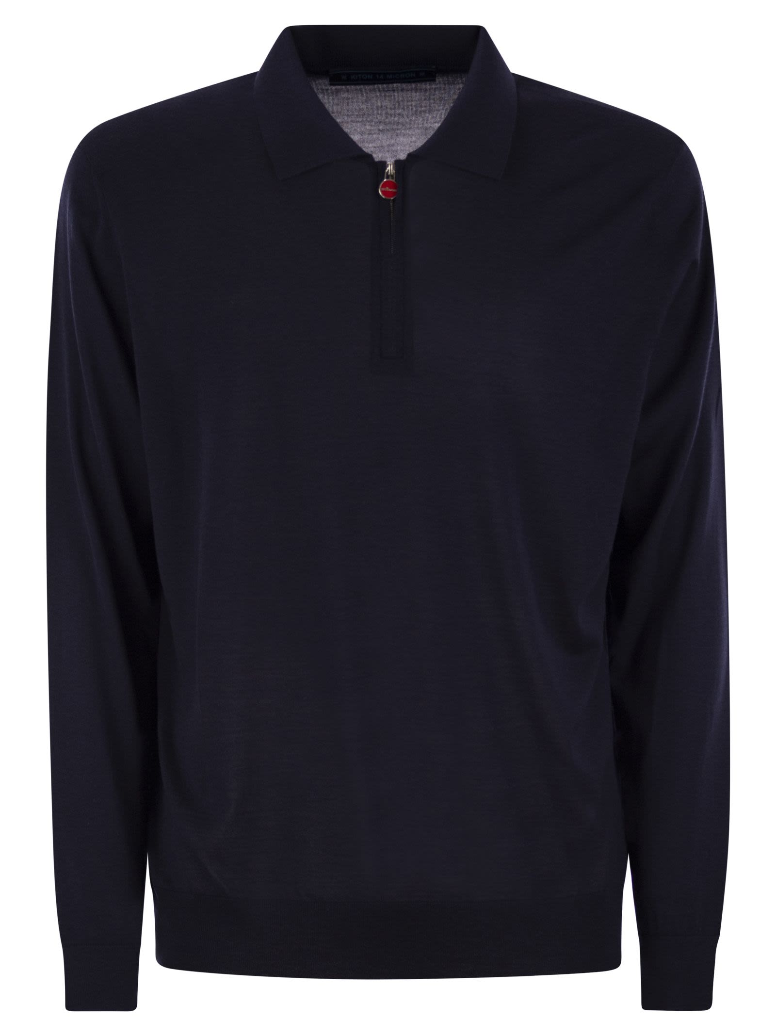 Kiton Men Wool Polo Shirt by Luosophy