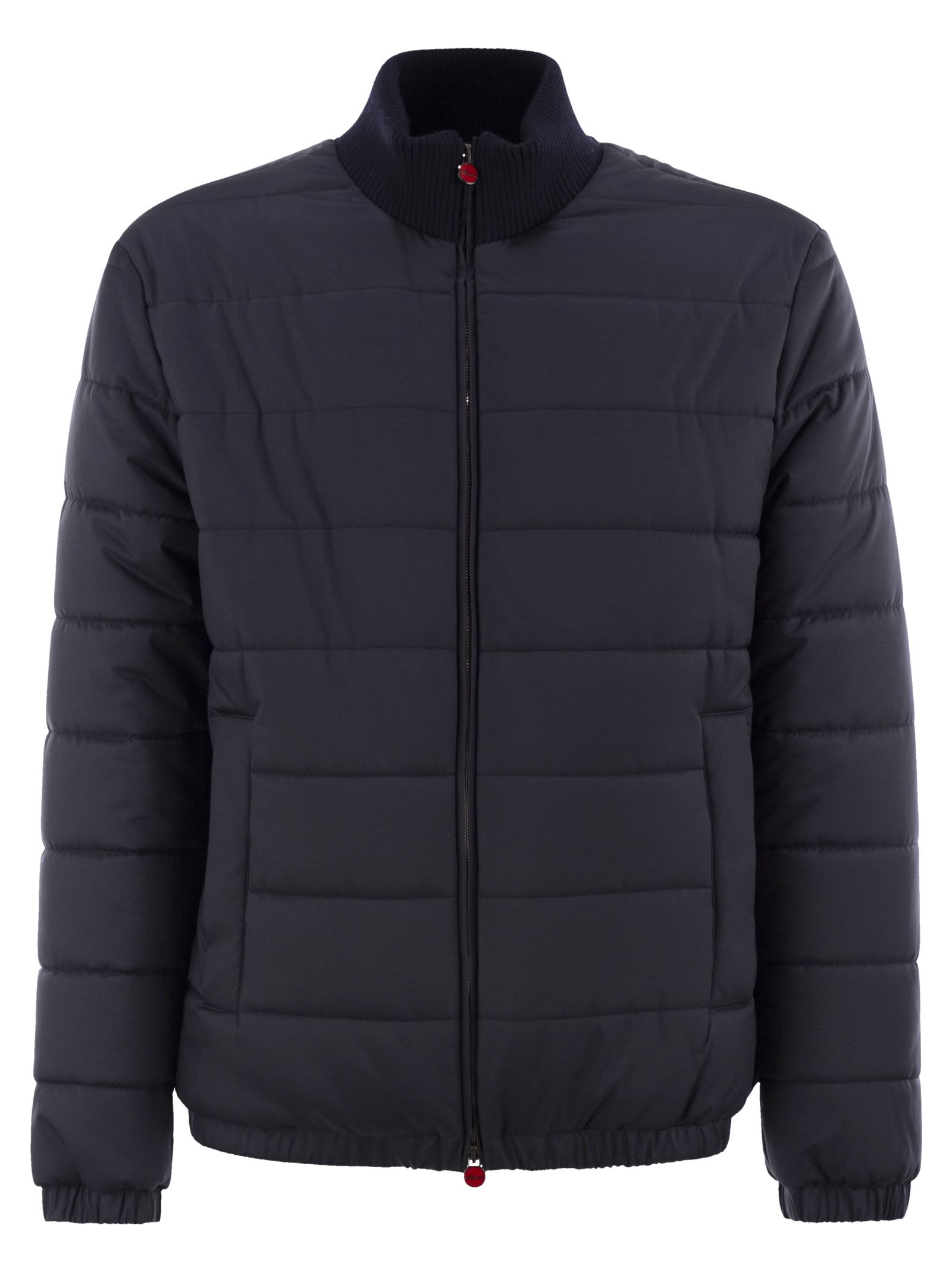 Kiton Men Technical Fabric Bomber Jacket by Luosophy