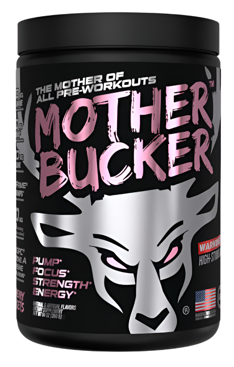 Bucked Up MOTHER BUCKER High-Stimulant Pre-Workout Formula - 20 Servings by Comito Wellness