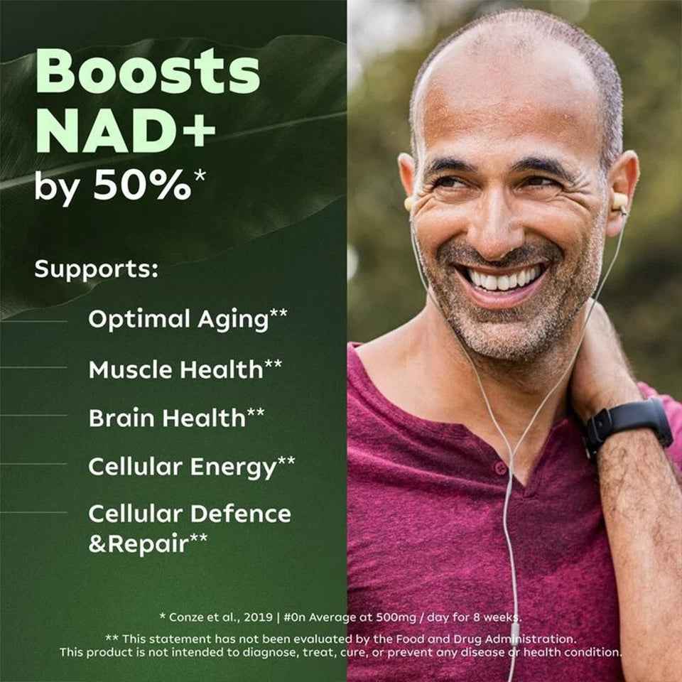Reus Research NR900-NAD+Supplement for Skin Aging Support, Energy, and Focus - 80 Count - Vitamin Healthcare Fitness NMN Supplement Alternative - Liposomal NAD w/Resveratrol - High Purity NAD Supplement for Anti-Aging, Energy, Focus