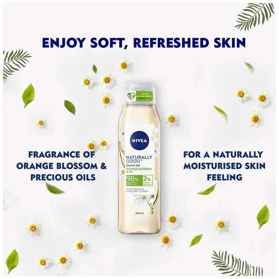 Nivea Naturally Good Orange Blossom & Oil Shower Gel