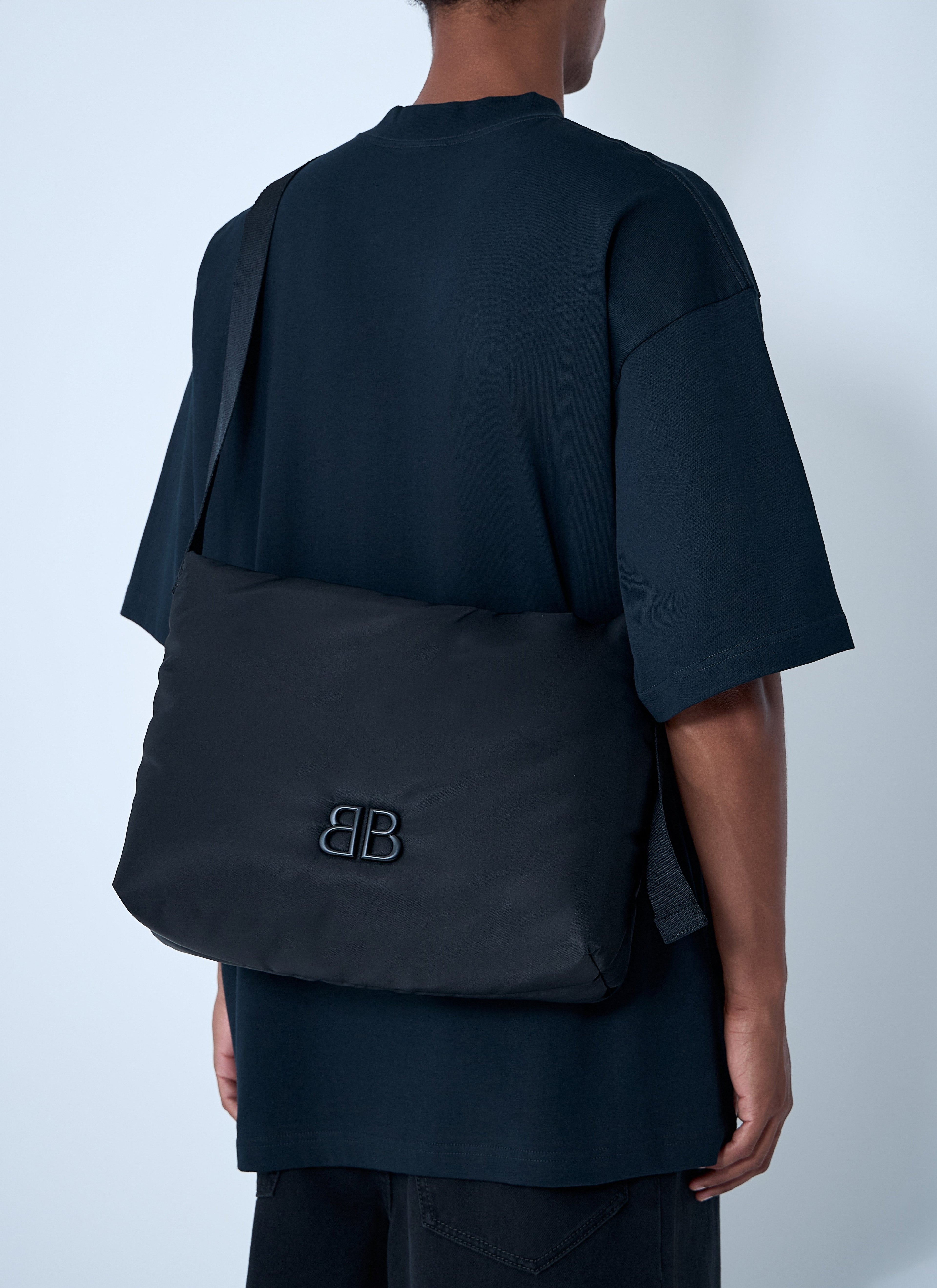 Balenciaga Men Medium Monaco Flap Shoulder Bag by Luosophy
