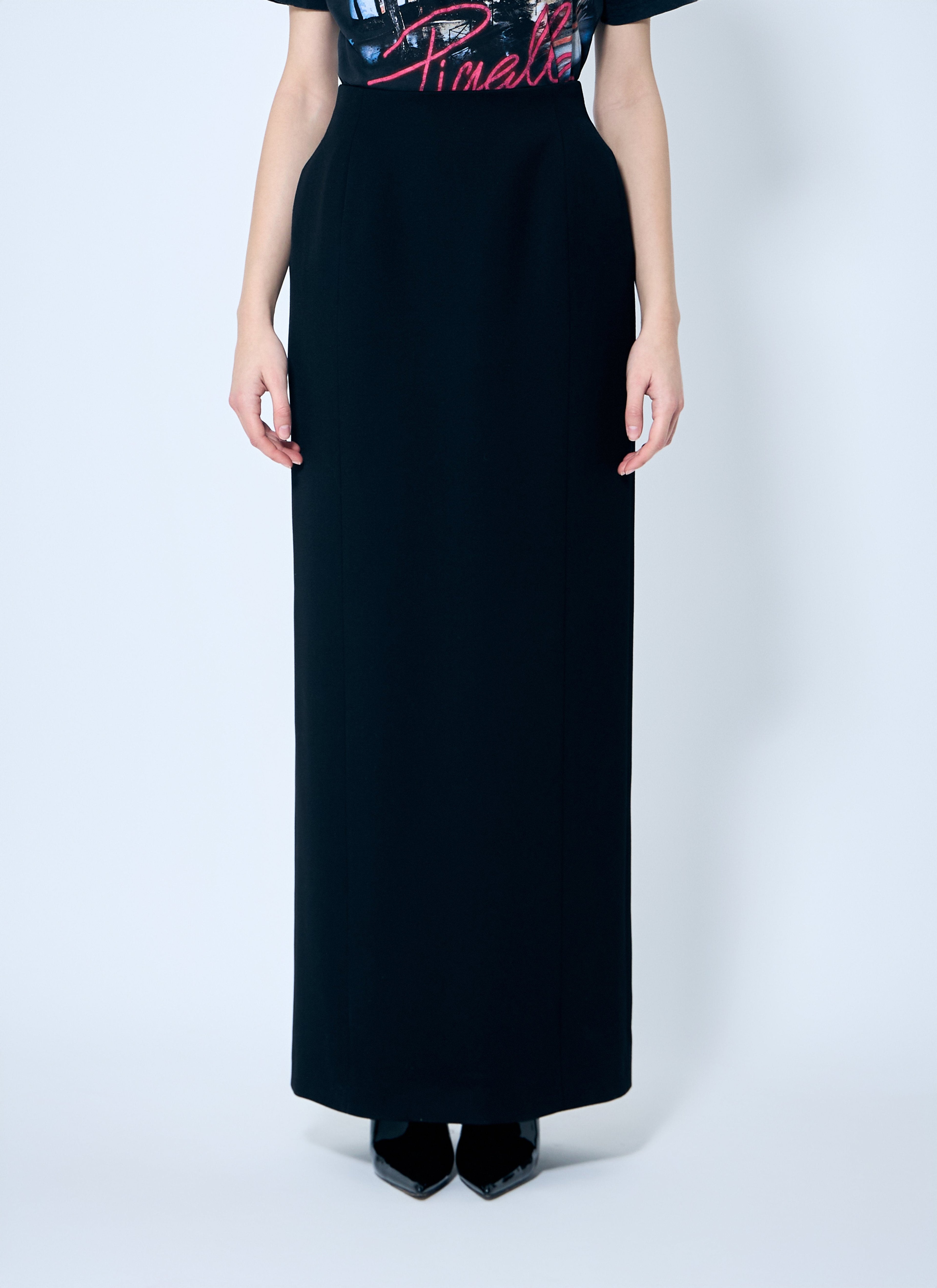 Balenciaga Women Hourglass Maxi Skirt by Luosophy
