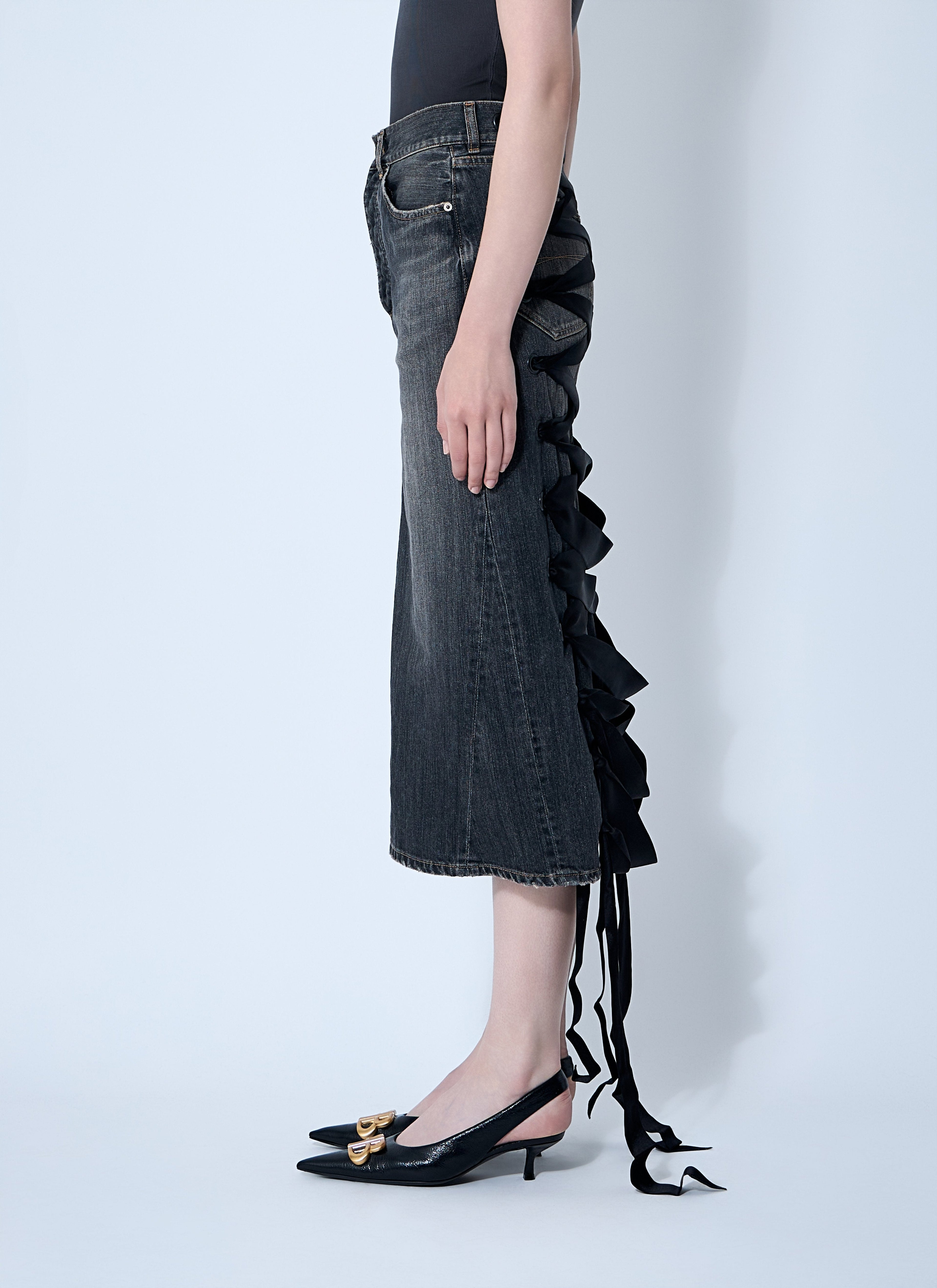 Balenciaga Women Lace-Up Skirt by Luosophy