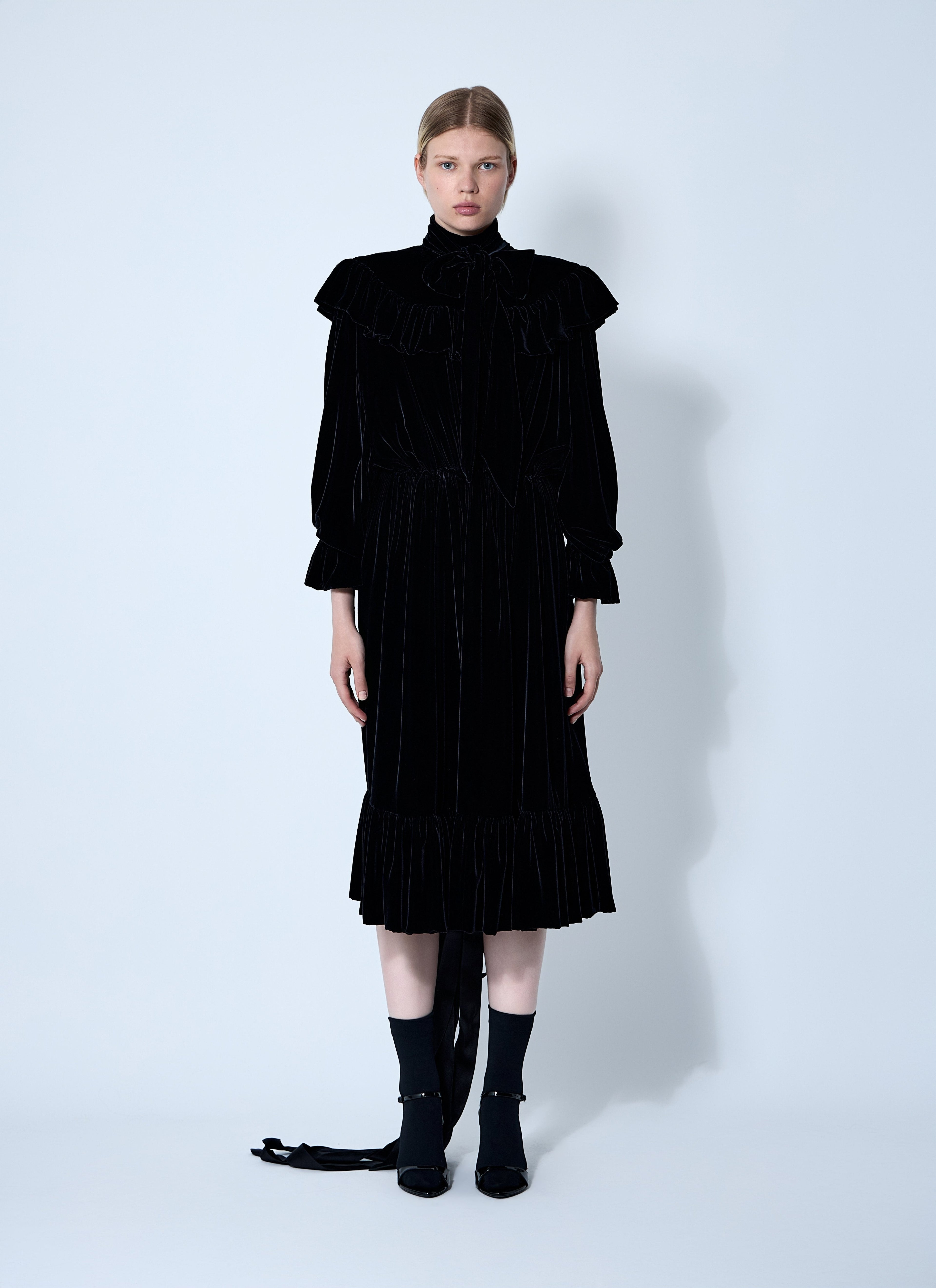 Balenciaga Women Lace-Up Dress by Luosophy