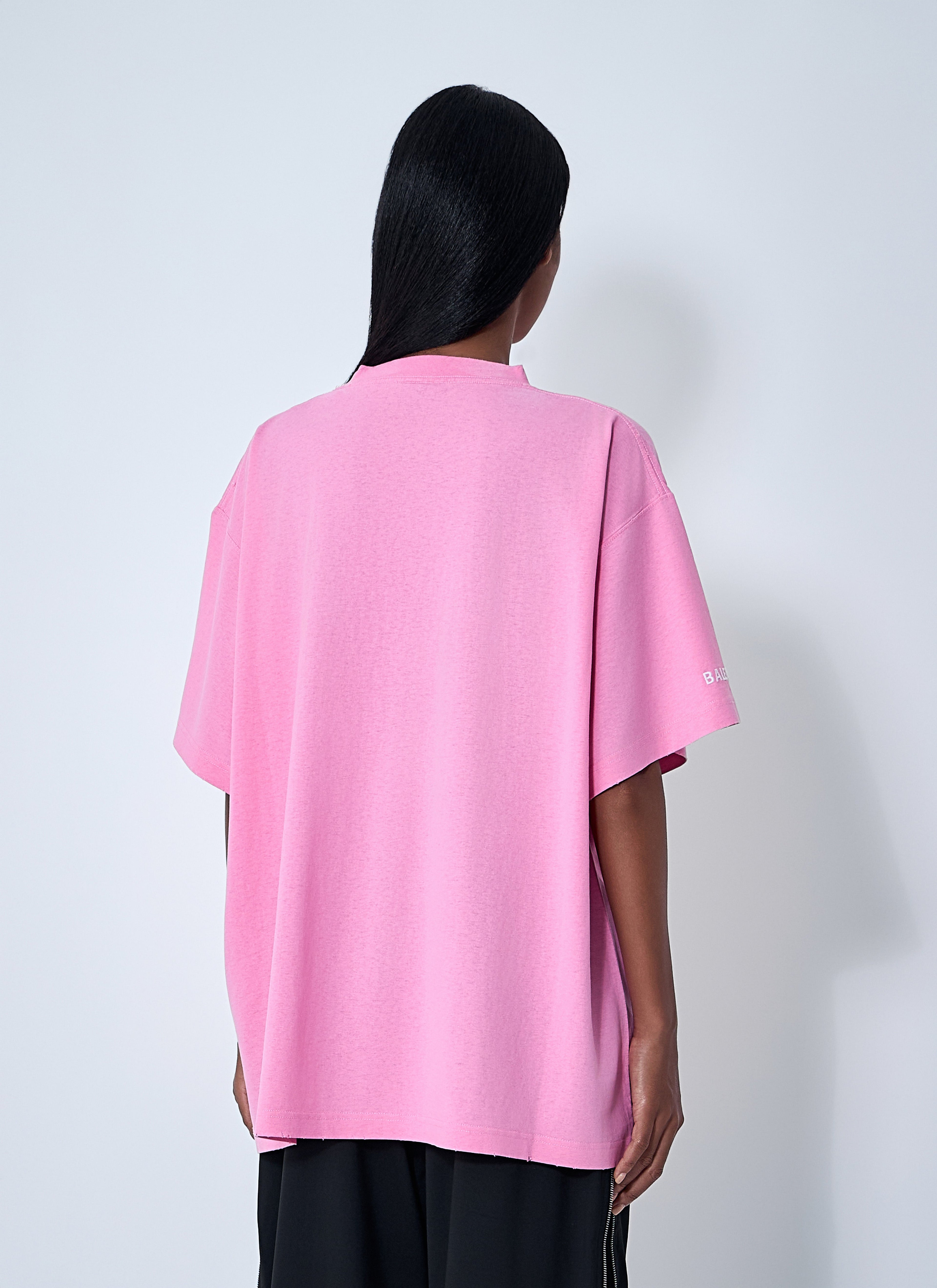 Balenciaga Women Logo Motif T-Shirt by Luosophy