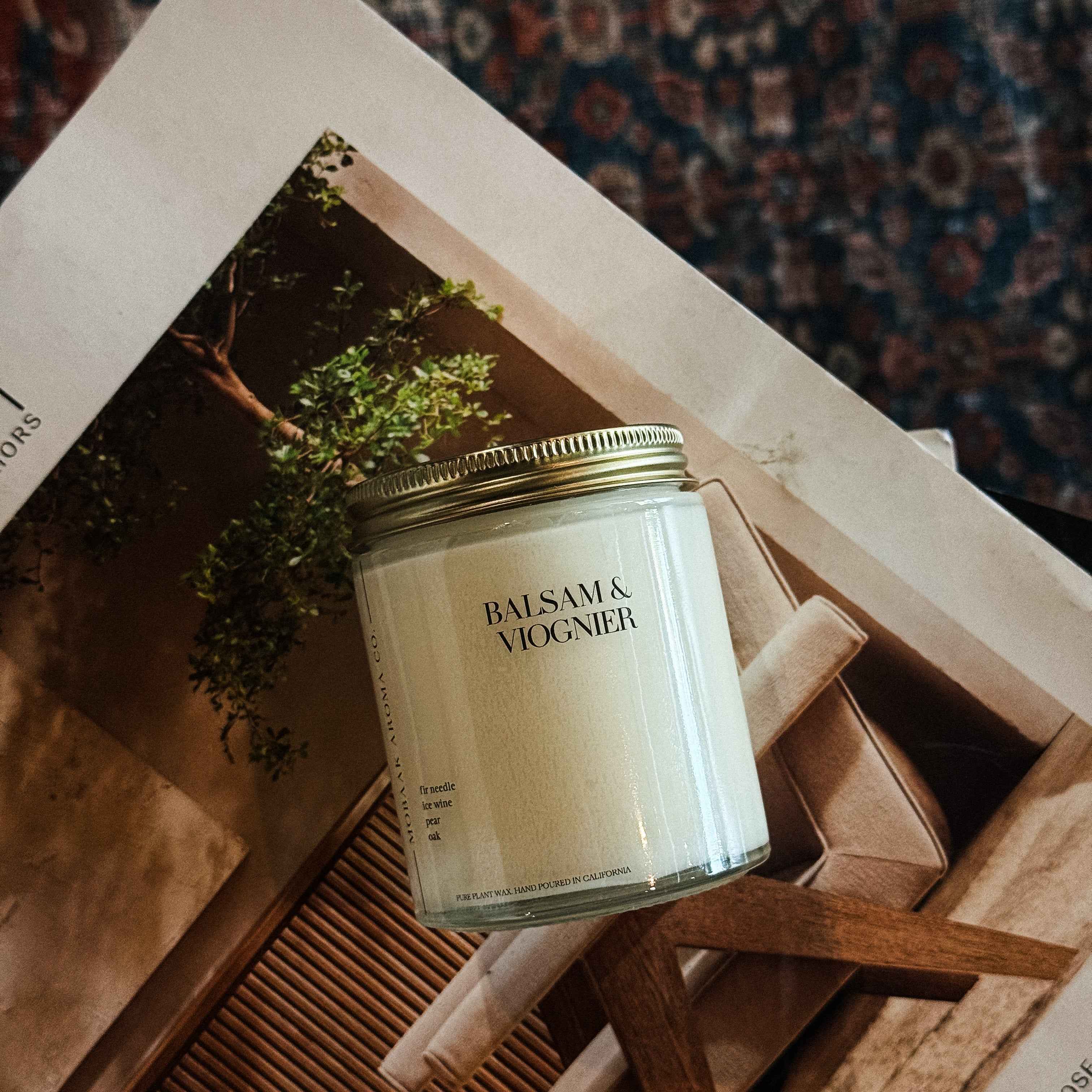 Balsam + Viognier Candles