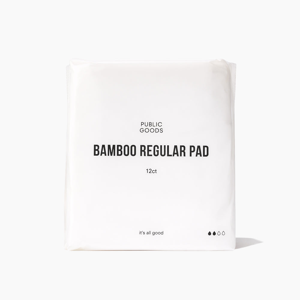 Organic Bamboo Regular Pads by Public Goods