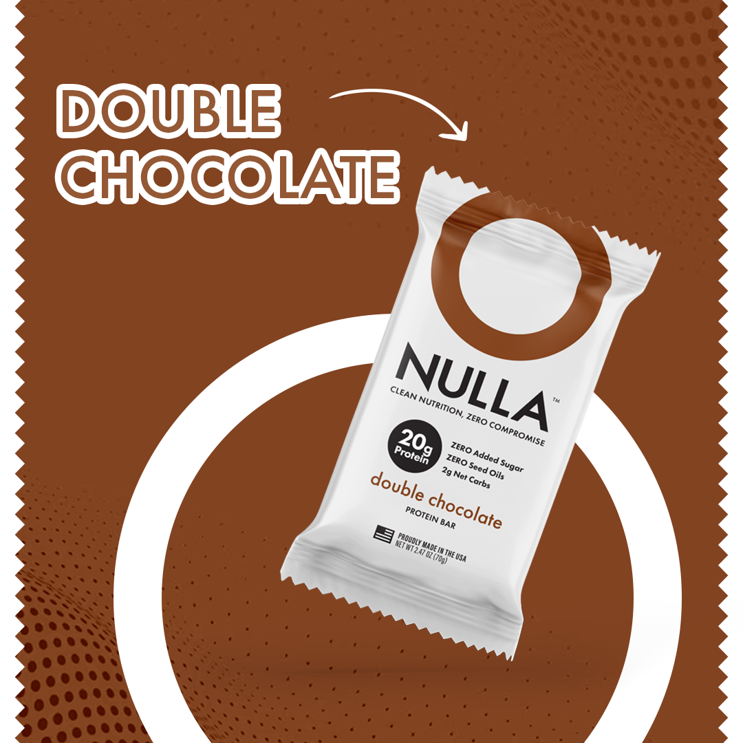 CleanForm Nutrition Nulla Protein Bar - 2 Flavors - Box of 12 by CleanForm Nutrition