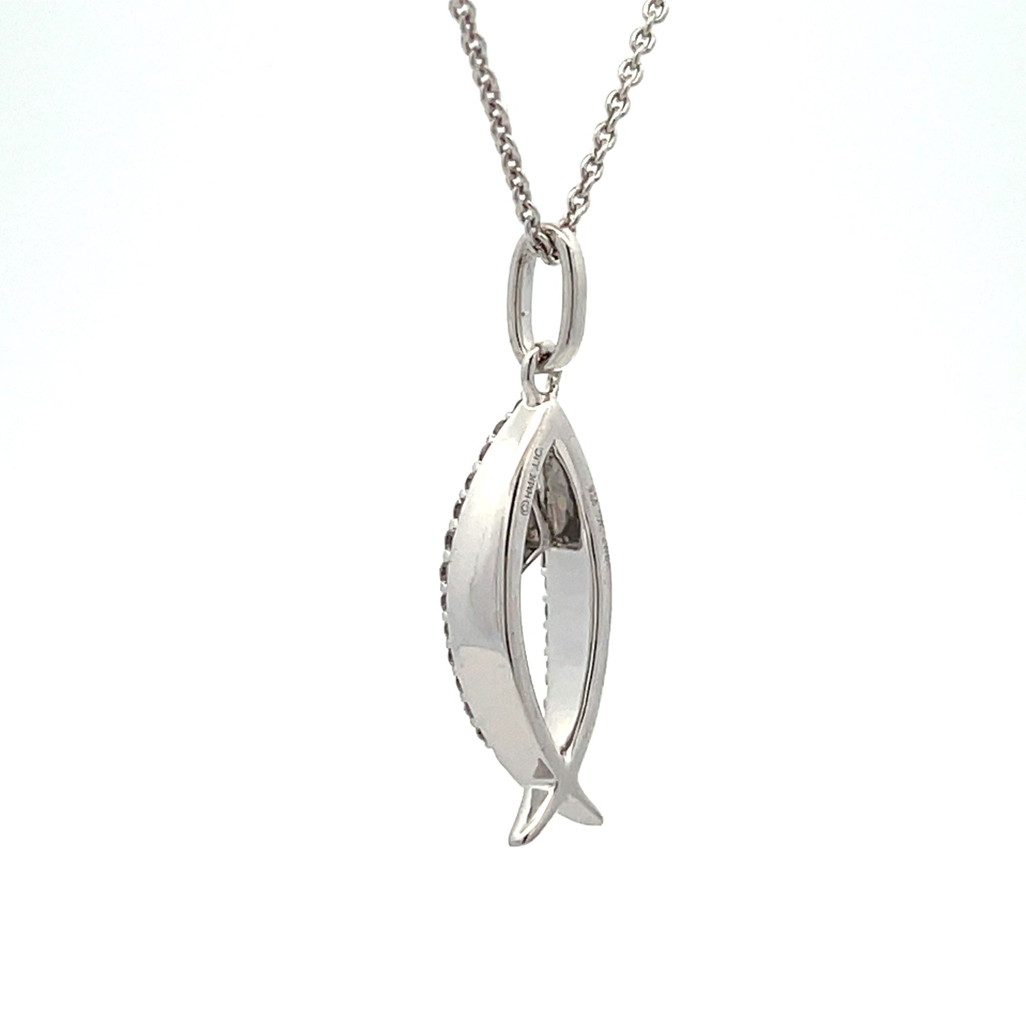 .17ct Cross Religious Pendant Sterling Silver 10KT Gold by Bids.com