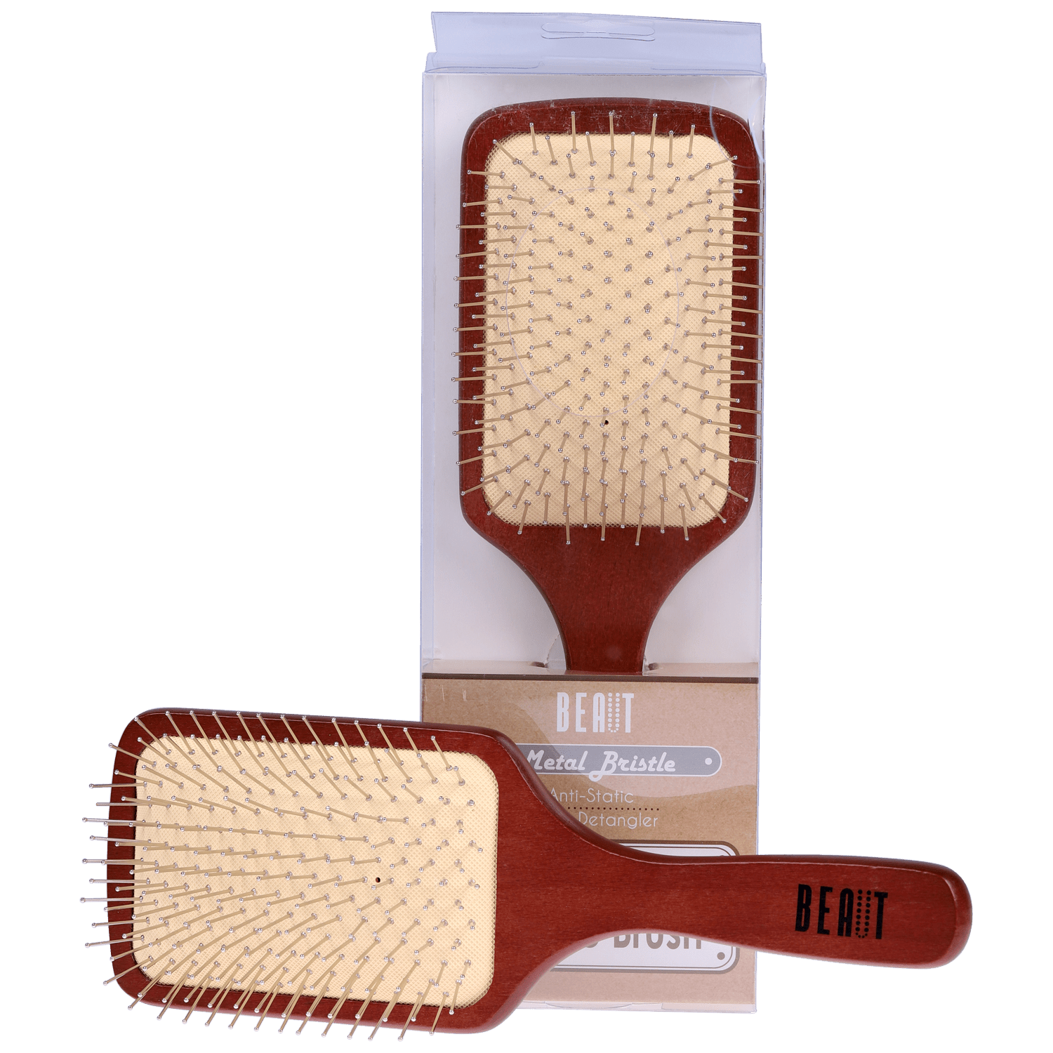 Beaut Wooden Cushion Brush