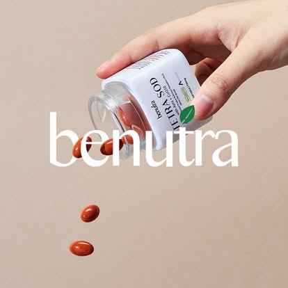 BENUTRA TETRA SOD with Astaxanthin CoQ10 Antioxidant Power for Skin Health