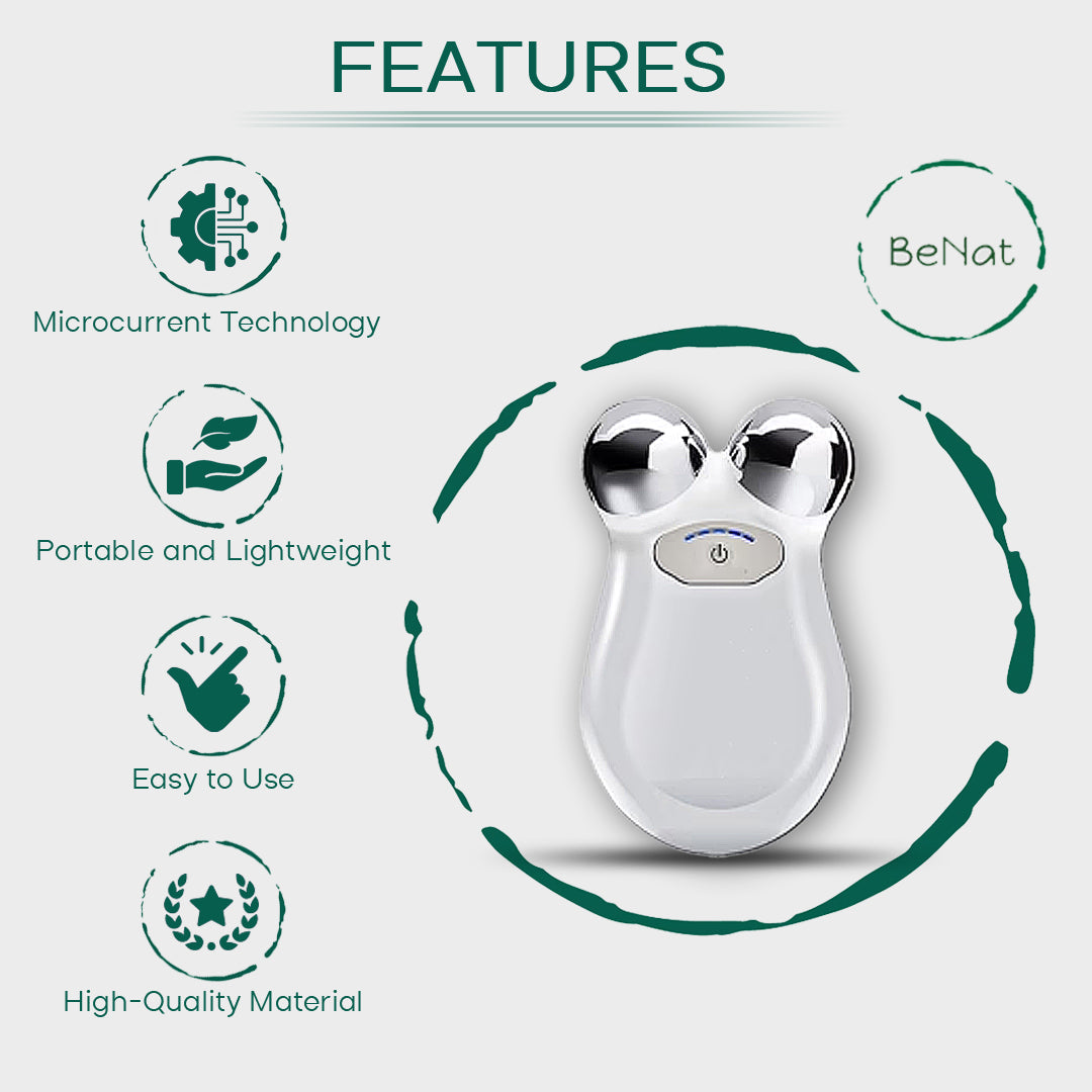 Lift, Sculpt & Glow Toolkit -Set of 3 LED Therapy, Electric Gua Sha & Microcurrent Toning Device for Radiant Skin - DestGlow