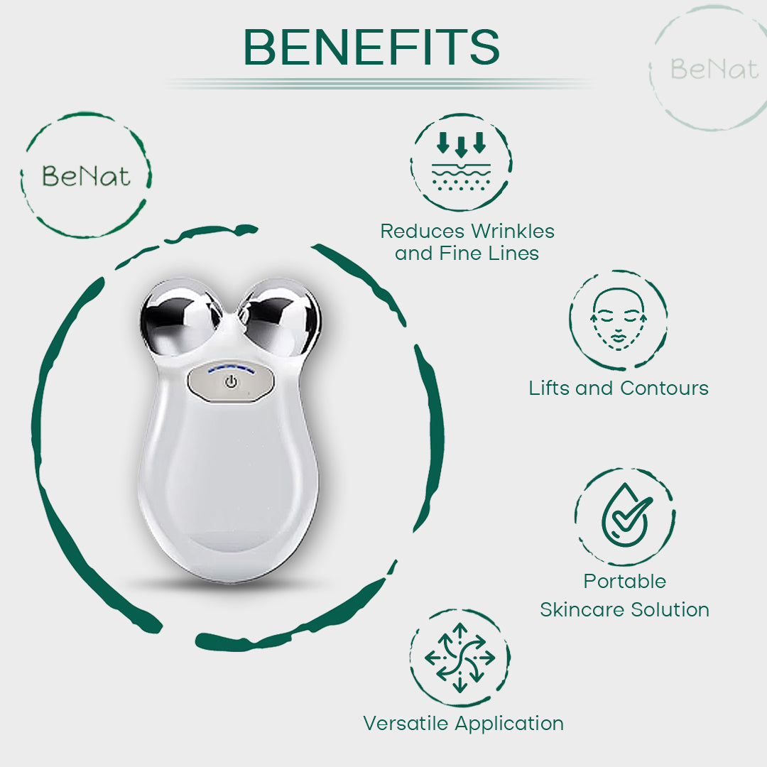 Lift, Sculpt & Glow Toolkit -Set of 3 LED Therapy, Electric Gua Sha & Microcurrent Toning Device for Radiant Skin - DestGlow