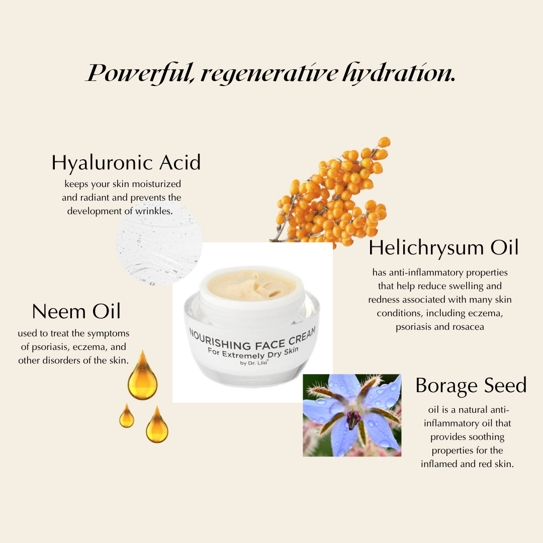 Super Nourishing Calming Face Cream for Extremely Dry & Sensitive Skin – Vegan & Hypoallergenic by EpiLynx