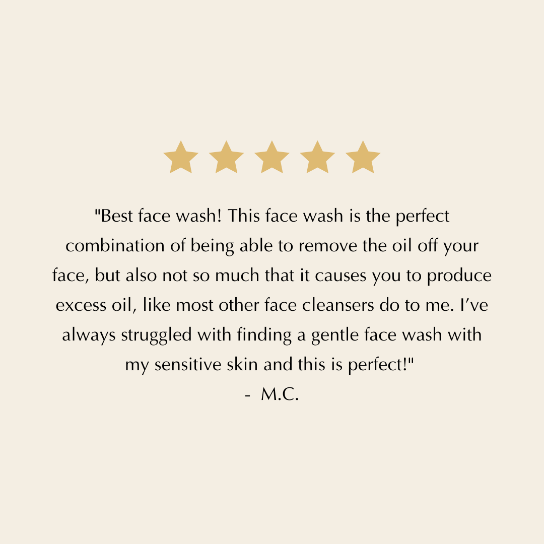 Gentle Foaming Facial Cleanser – Aloe, Apple & Ashwagandha for All Skin Types