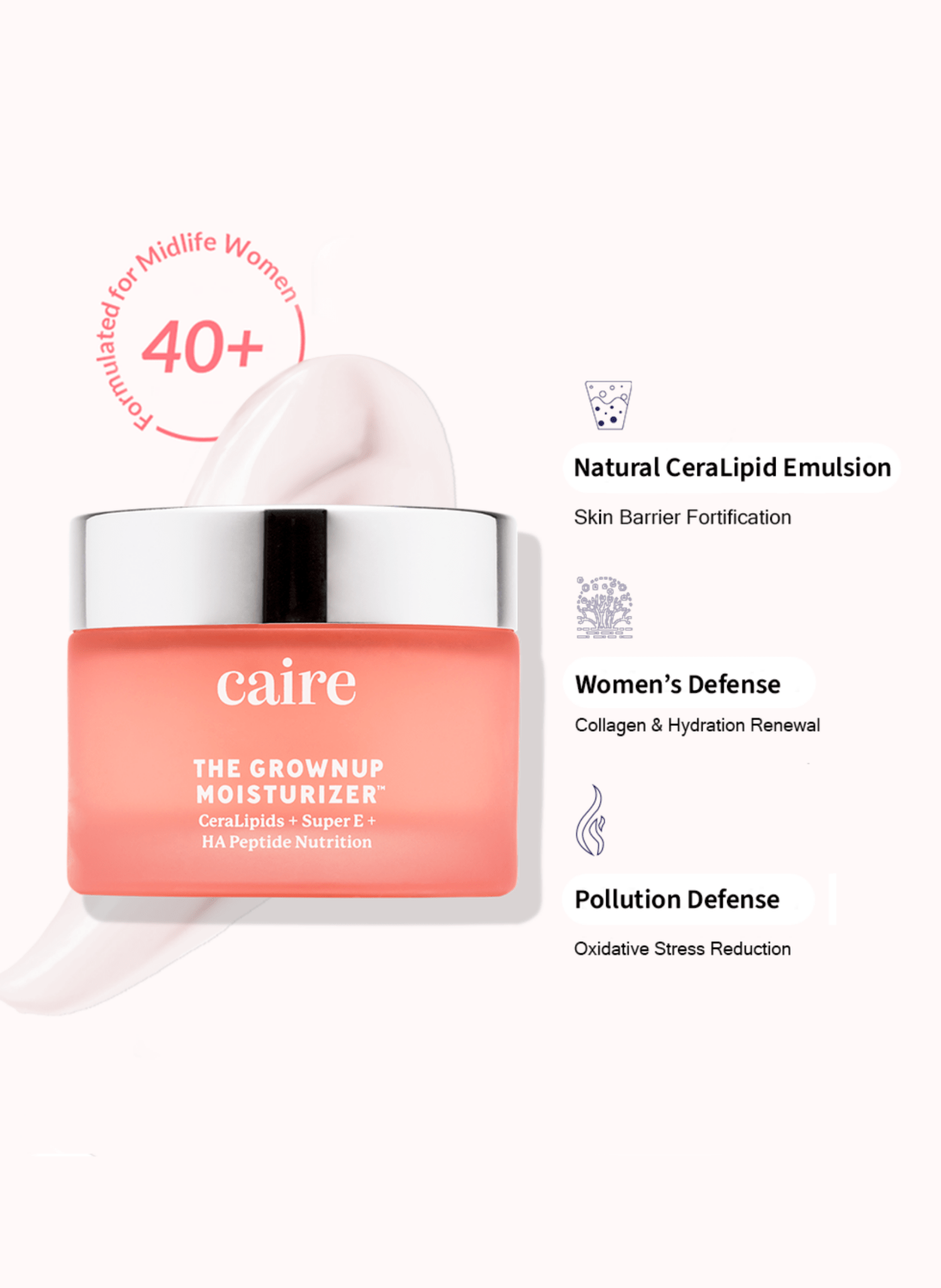Best Moisturizer for Mature Skin by Caire Beauty