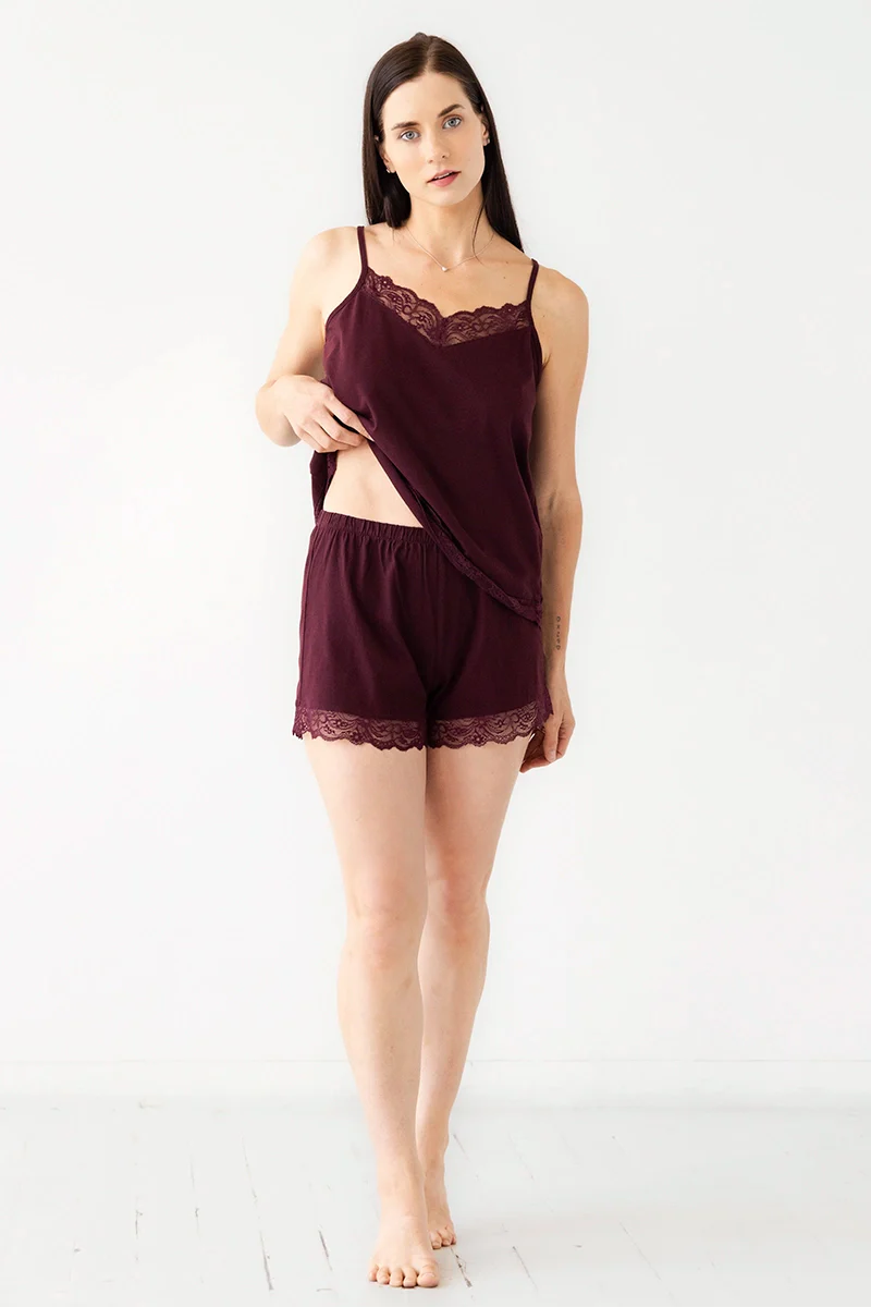 Birdies Short Set in Pima Cotton by Salua Lingerie