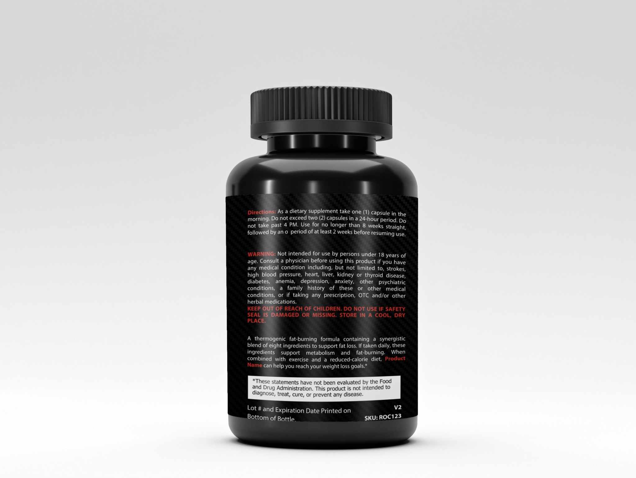 TRENOCUT: AM Fat Metabolism Activator | 60 Capsules – Clinically Studied Ingredients for Targeted Fat Loss