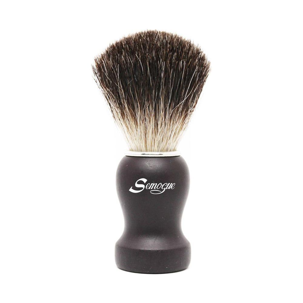 Semogue Pharos-c3 Pure Black Badger Shaving Brush - Black by Pasteur Pharmacy