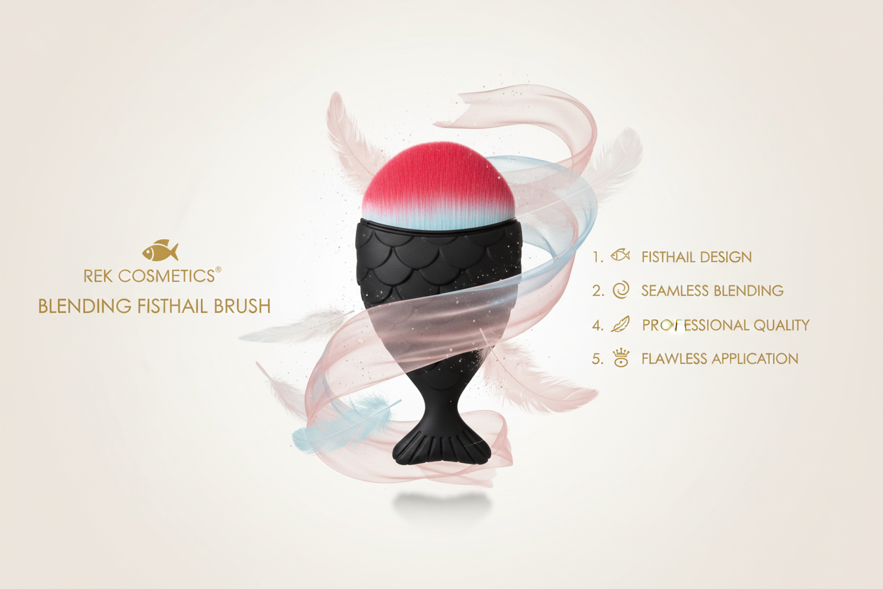 REK Cosmetics Blending Fishtail brush | REK Cosmetics by REK Cosmetics
