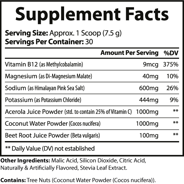 Blue Raspberry Electrolyte Hydration – Sugar-Free | Refreshing & Rapid Rehydration Formula by Virtrue