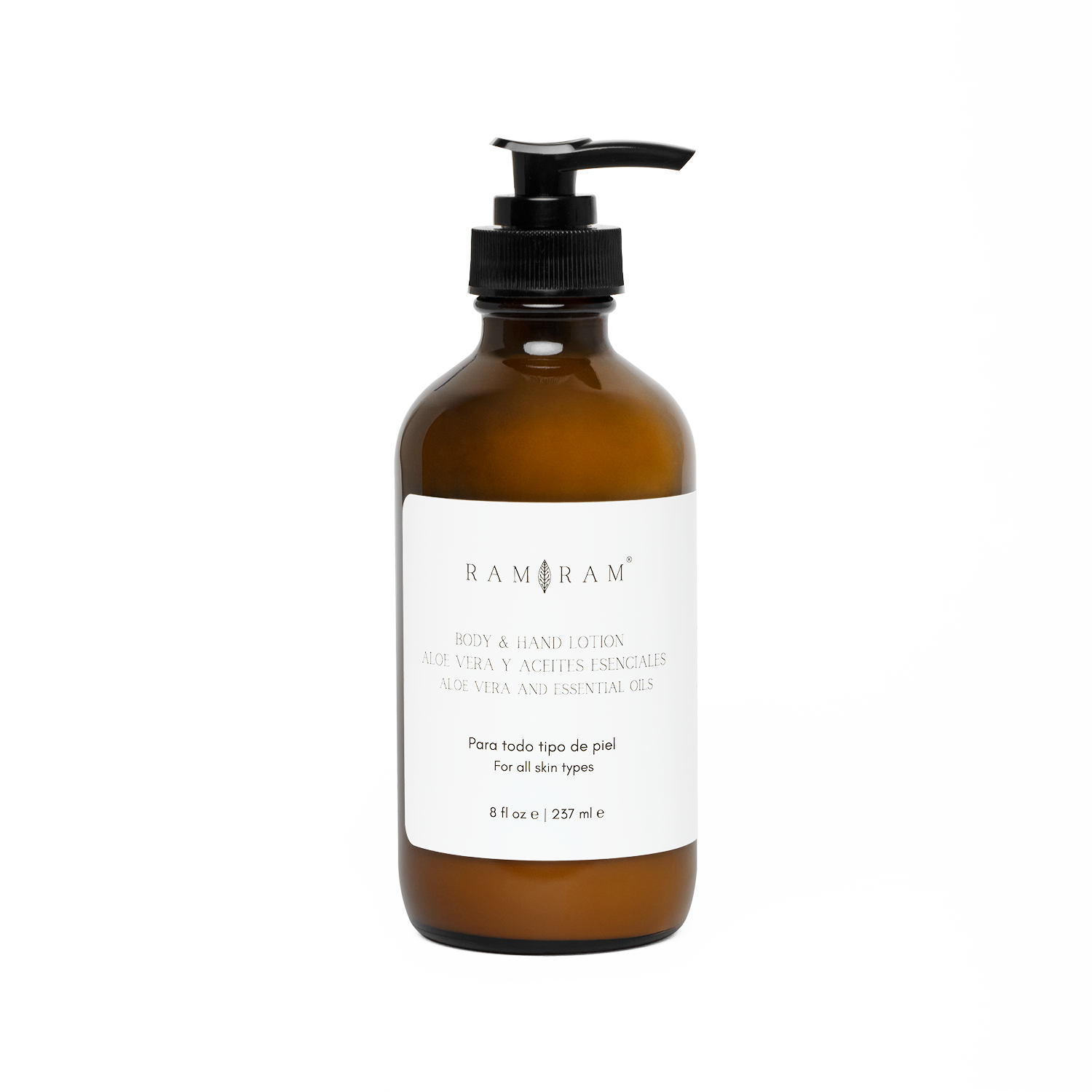 Hand & Body Lotion Essential Oils & Aloe Vera | 8oz by Ram Ram USA