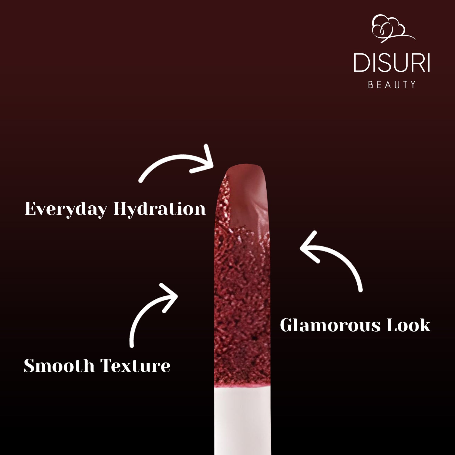 DISURI Beauty Liquid Lipstick - Berry Temptation (11)