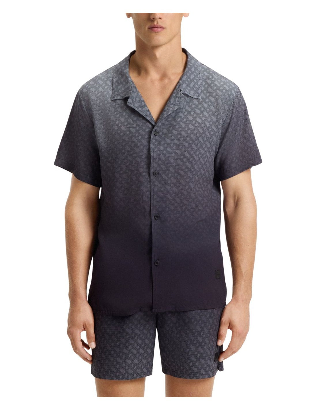 Boss Vale Button Up Shirt - Black by Denim Exchange