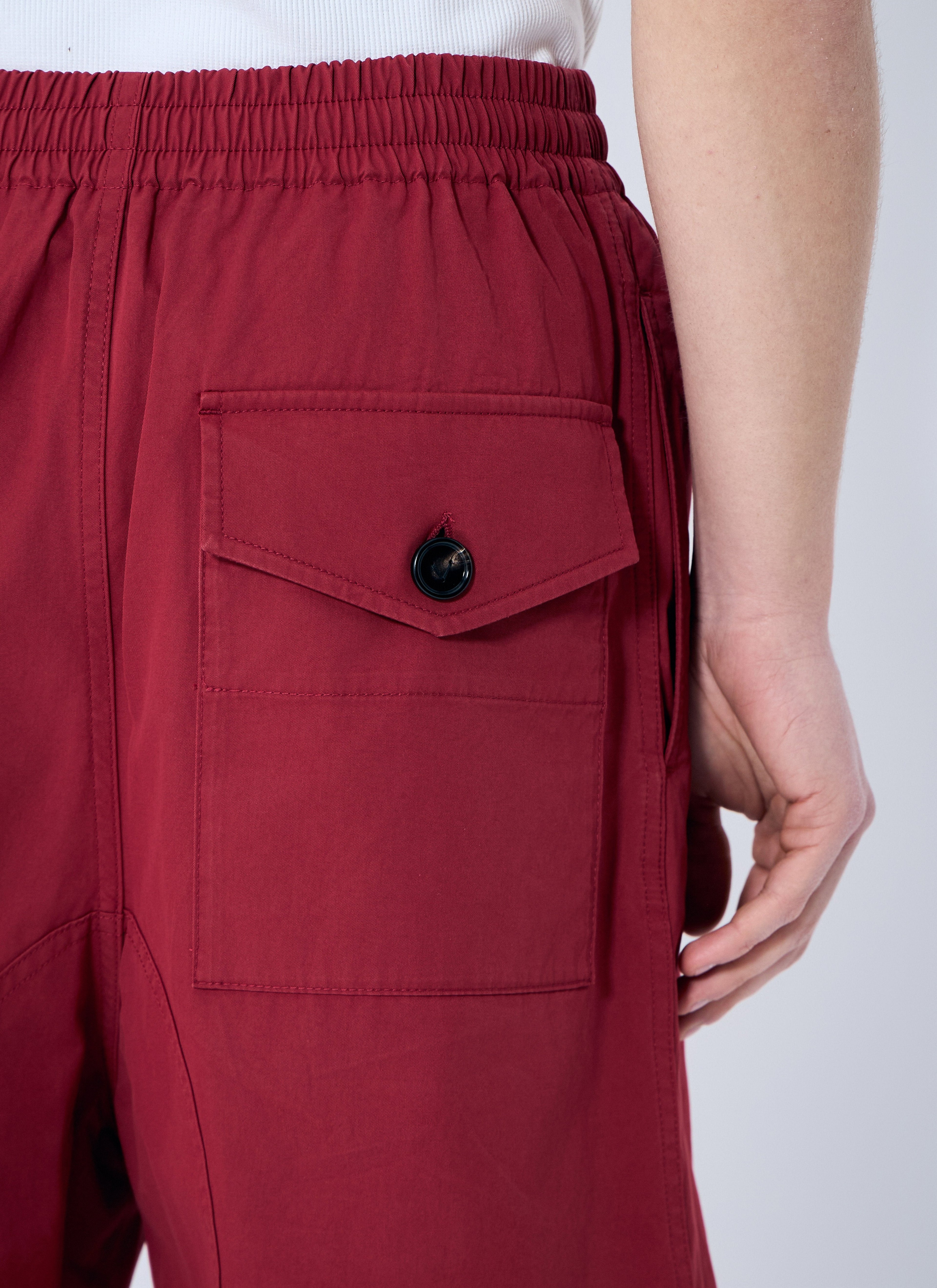 Bottega Veneta Men Light Cotton Twill Shorts by Luosophy