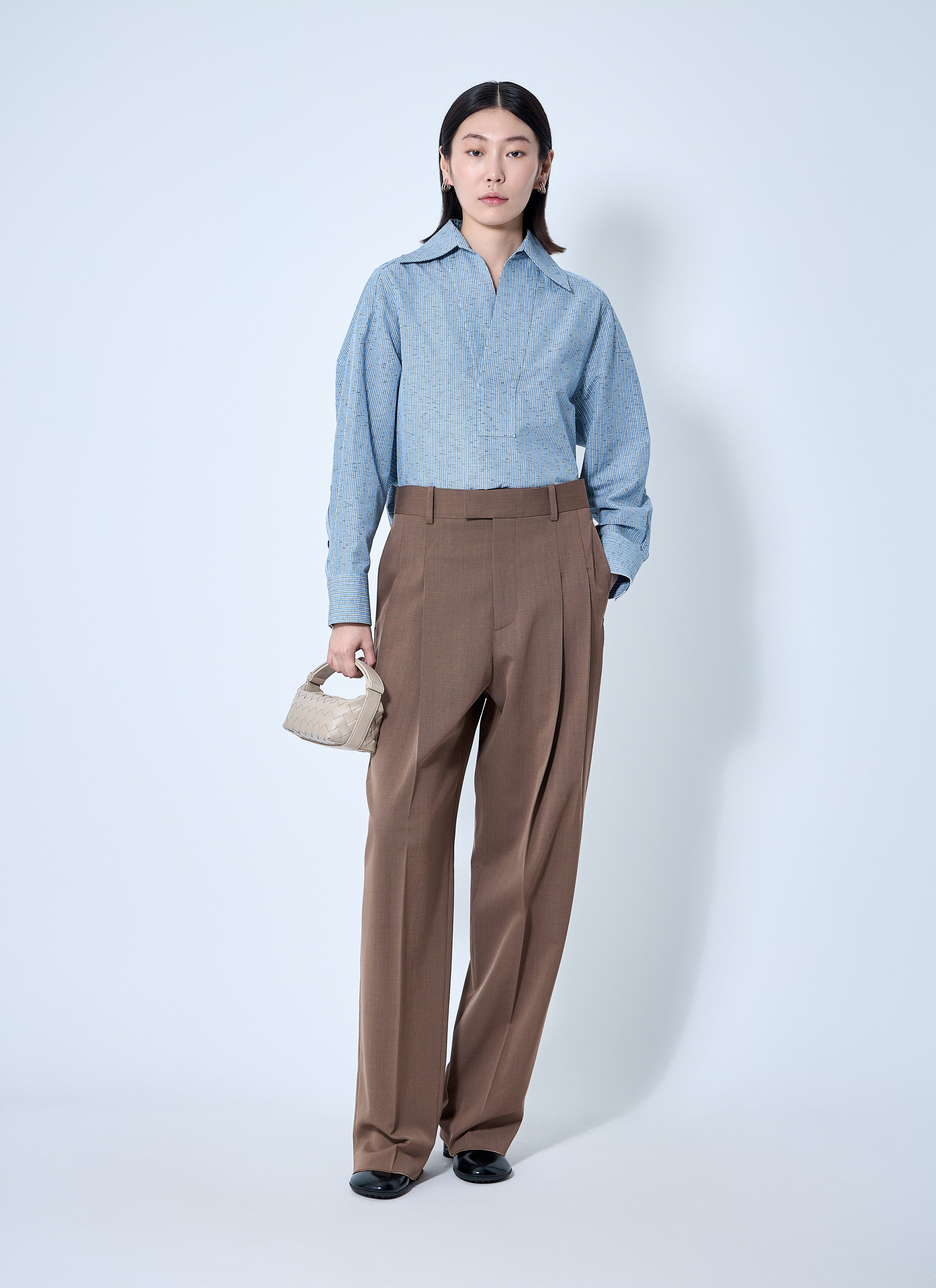 Bottega Veneta Women Striped Shirt by Luosophy