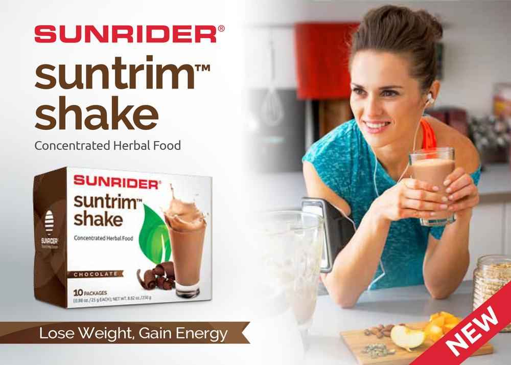 NOW AVAILABLE SunTrim Shake - Unique Protein Shake by Sunrider