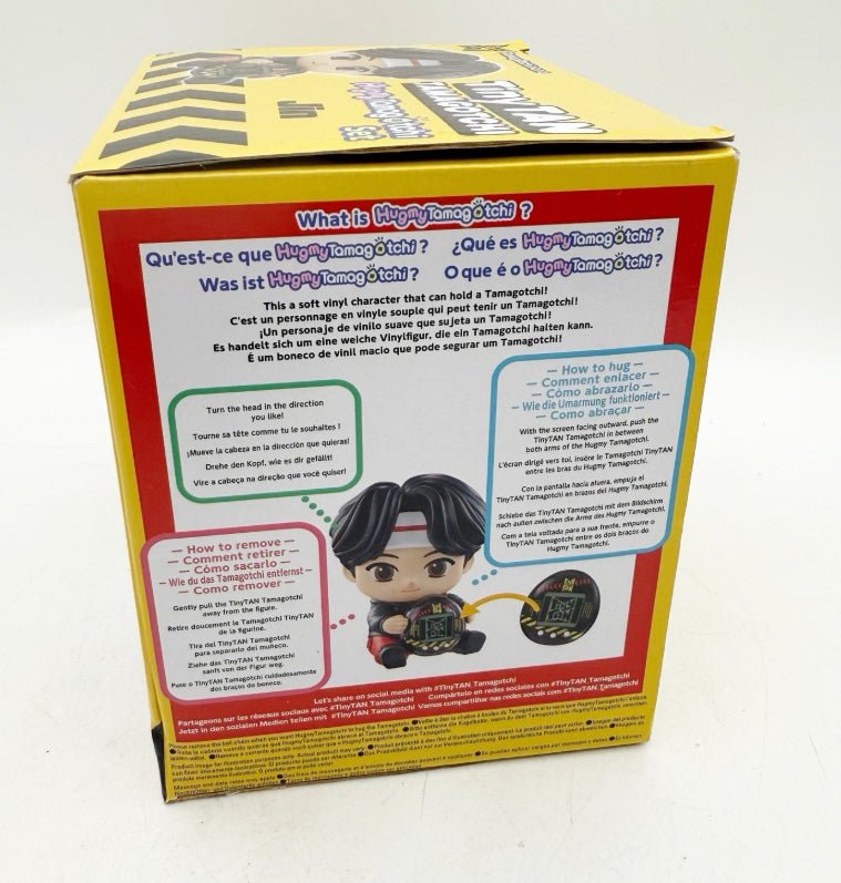 BTS TinyTan Jin Hugmy Vinyl Figure with Tamagotchi Nano Digital Pet