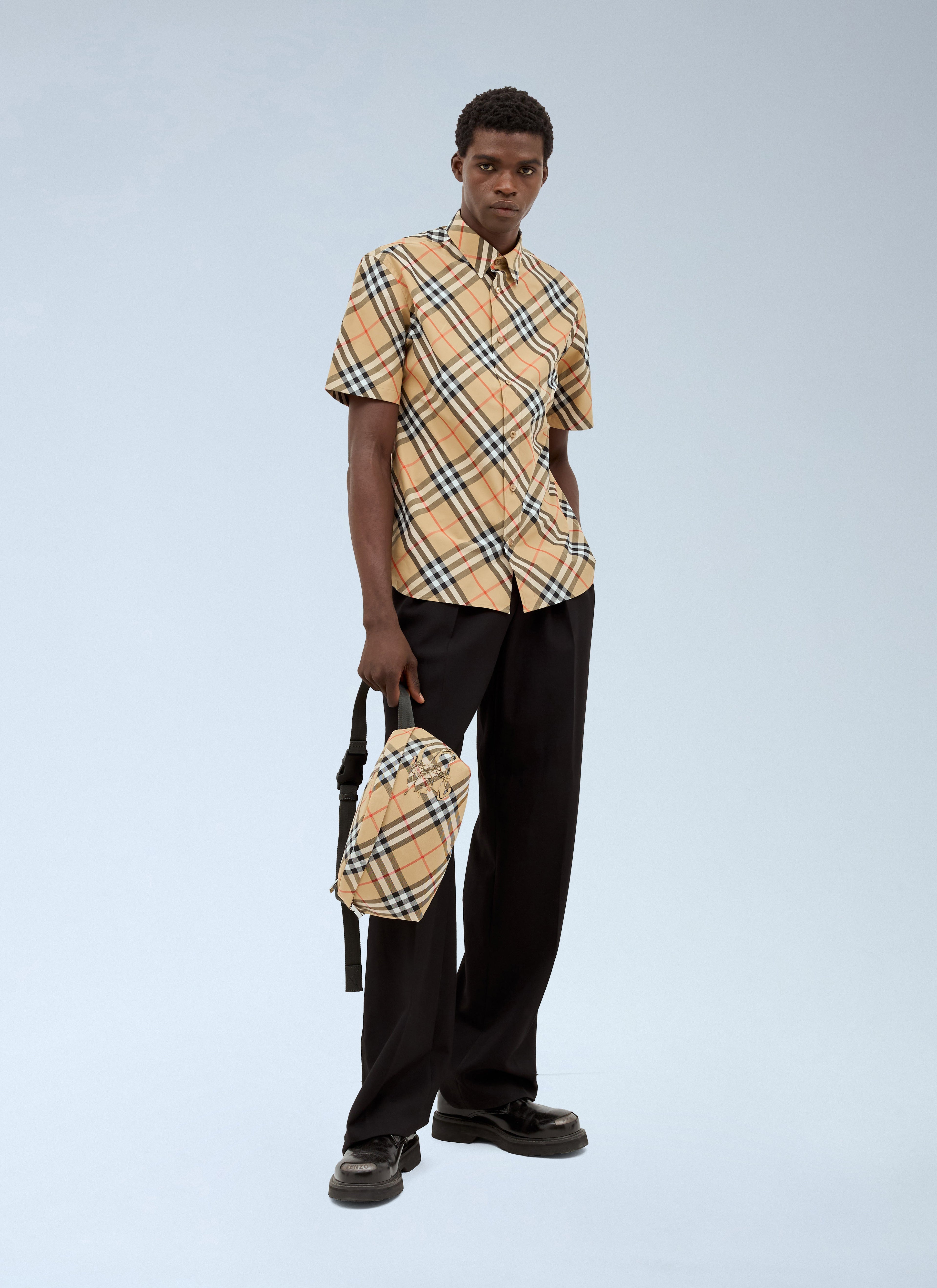Burberry Men Check Poplin Shirt by Luosophy