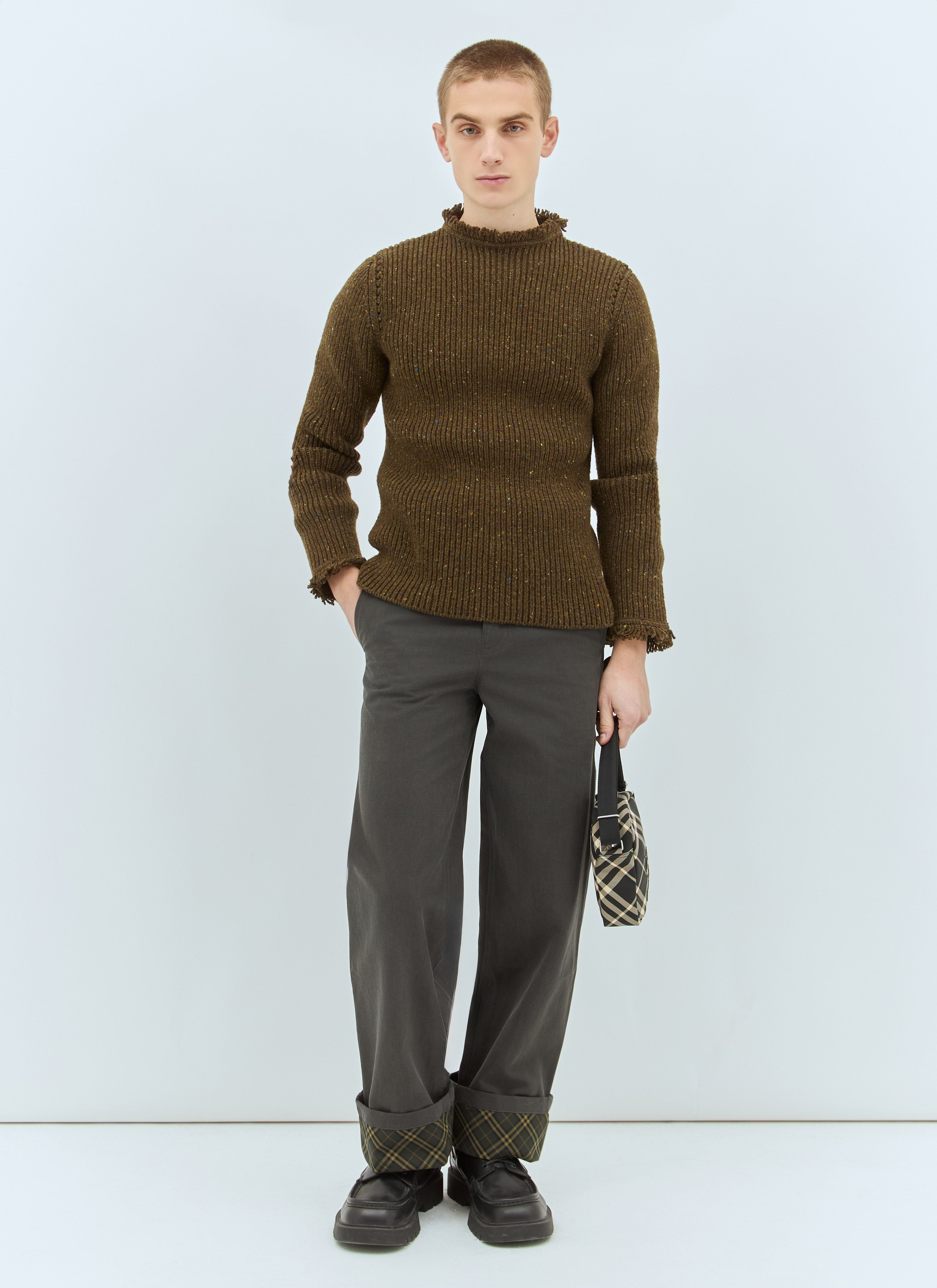 Burberry Men Cotton Carpenter Pants by Luosophy
