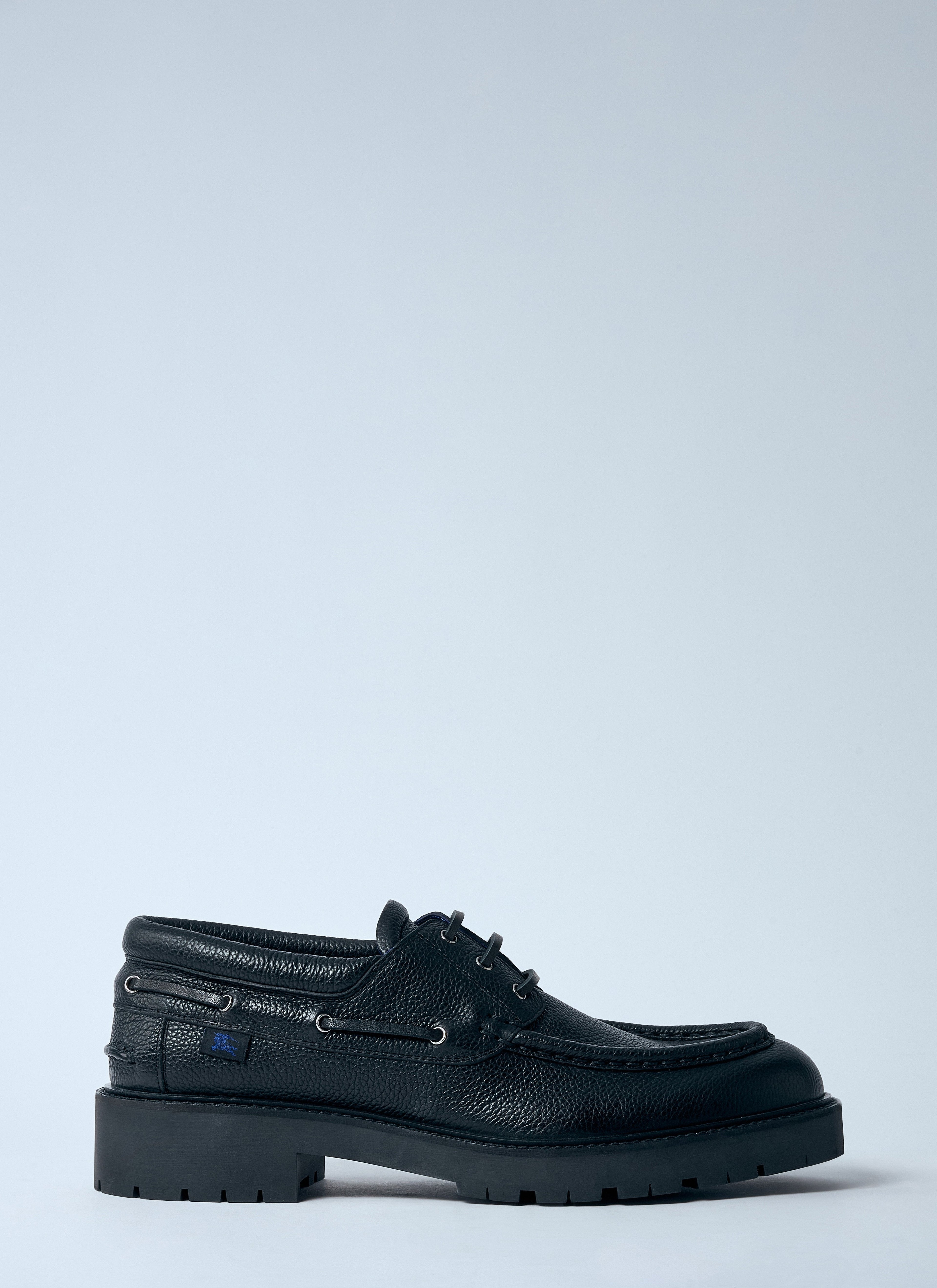 Burberry Men Leather Raft Boat Shoes