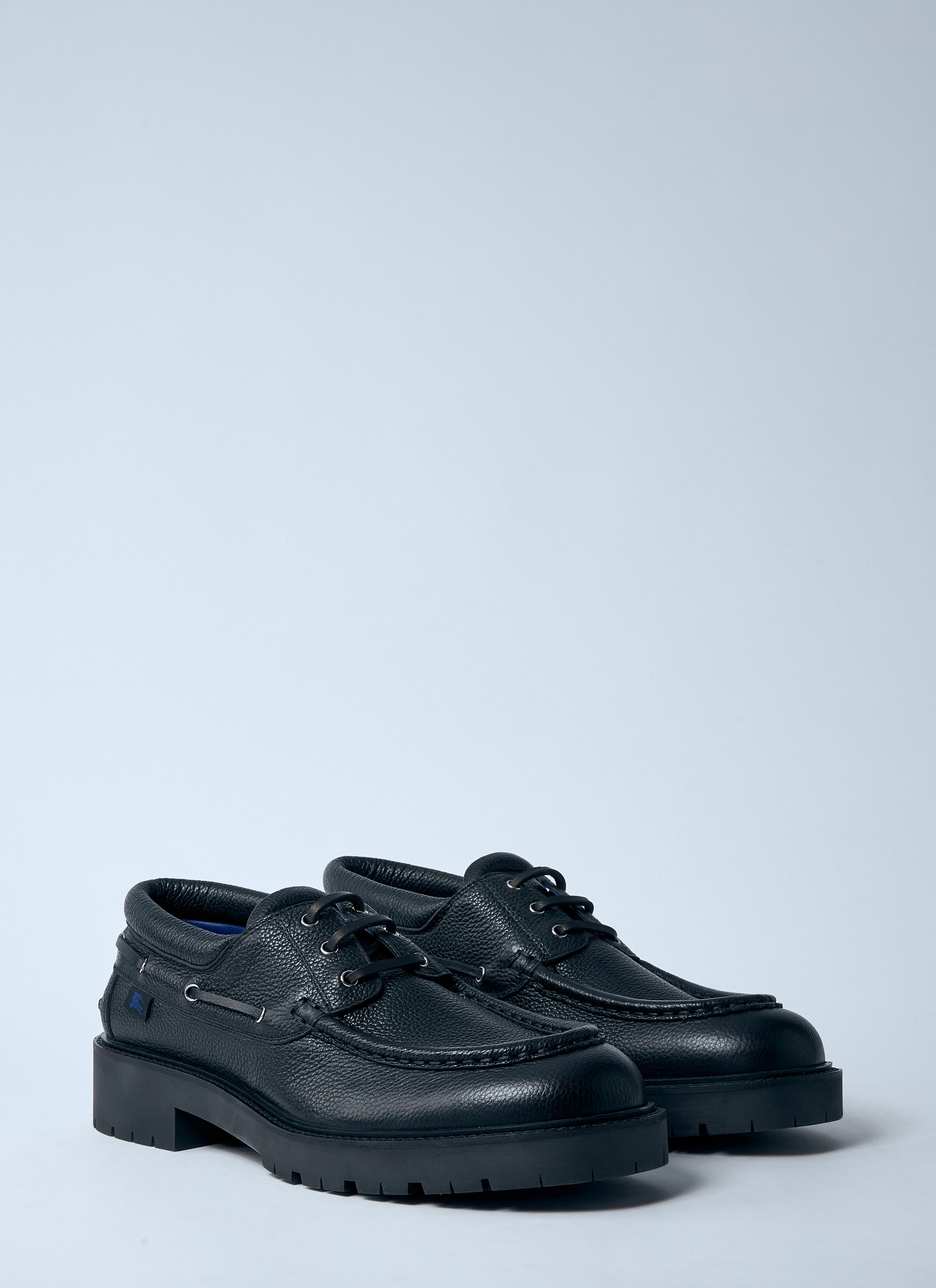 Burberry Men Leather Raft Boat Shoes by Luosophy