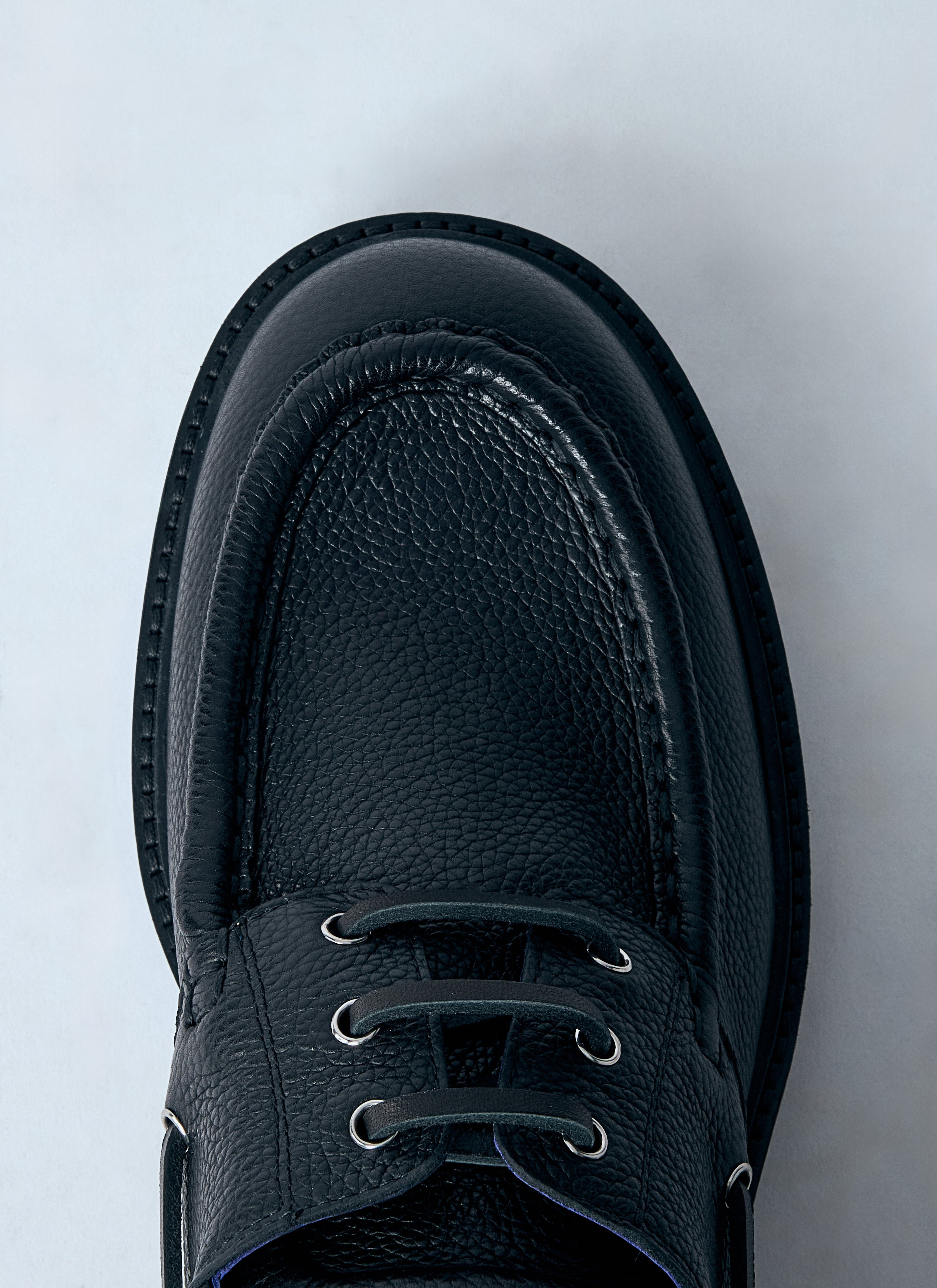 Burberry Men Leather Raft Boat Shoes by Luosophy