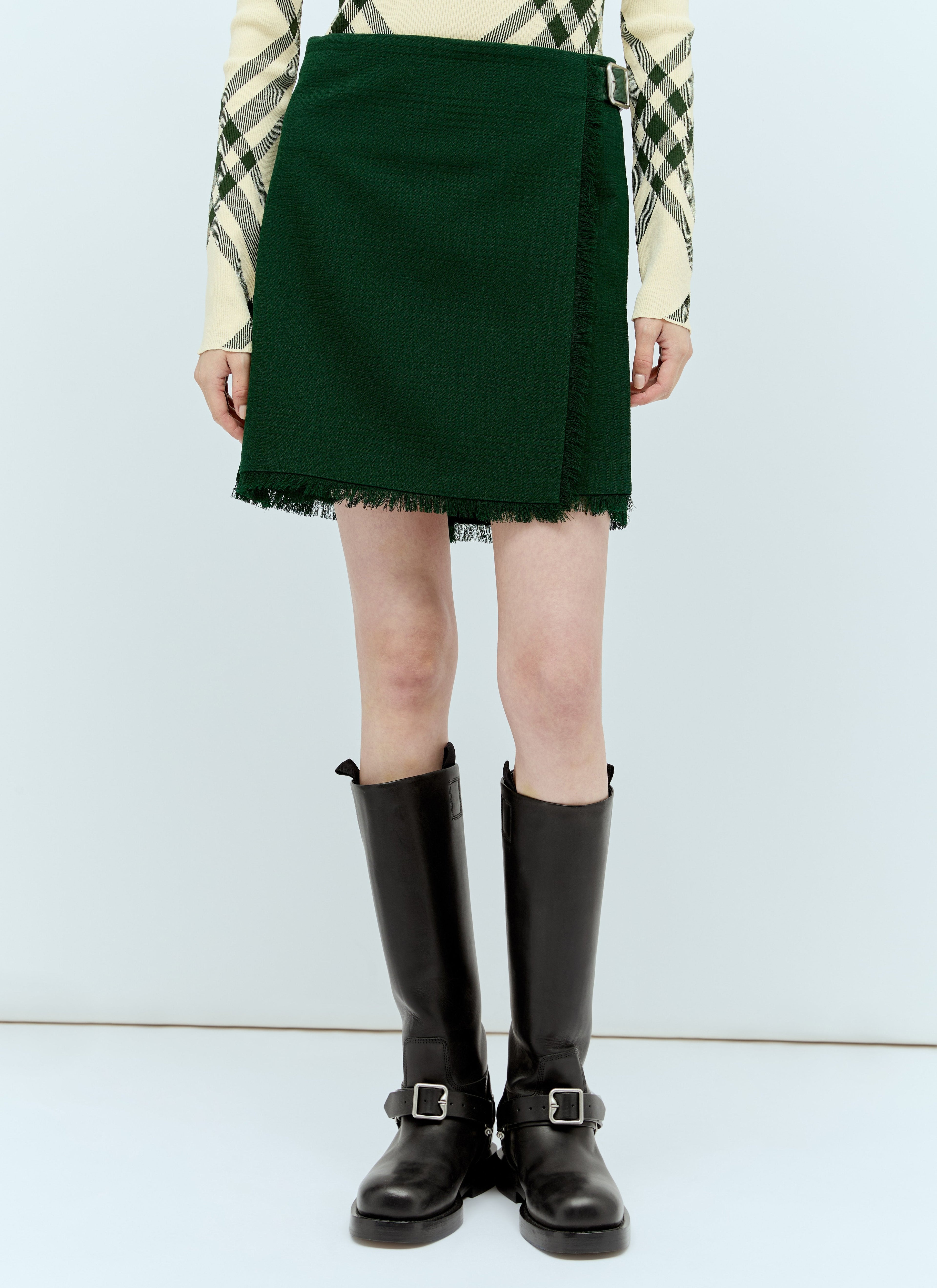 Burberry Women Wool Kilt by Luosophy