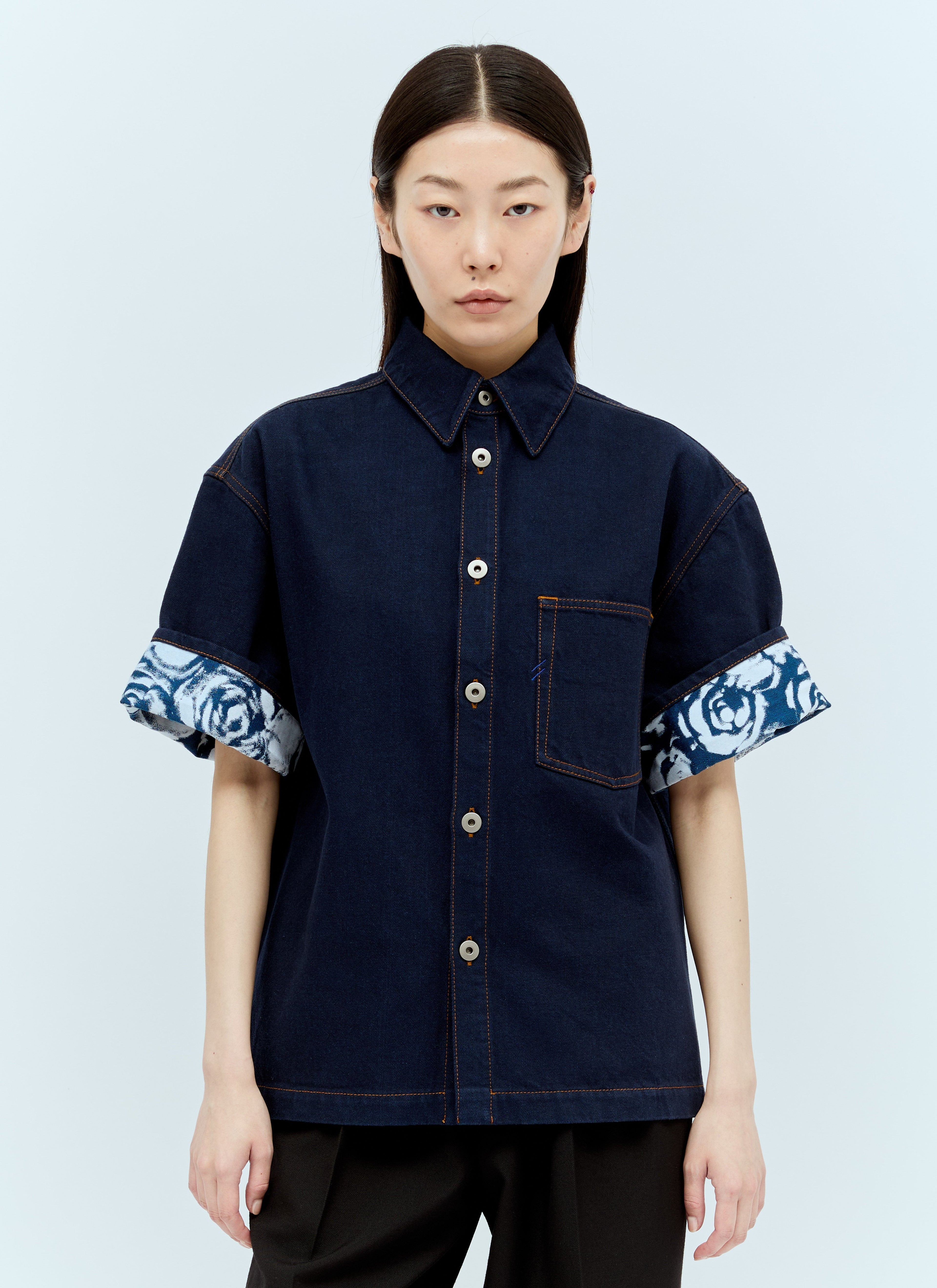 Burberry Women Heavyweight Denim Shirt by Luosophy