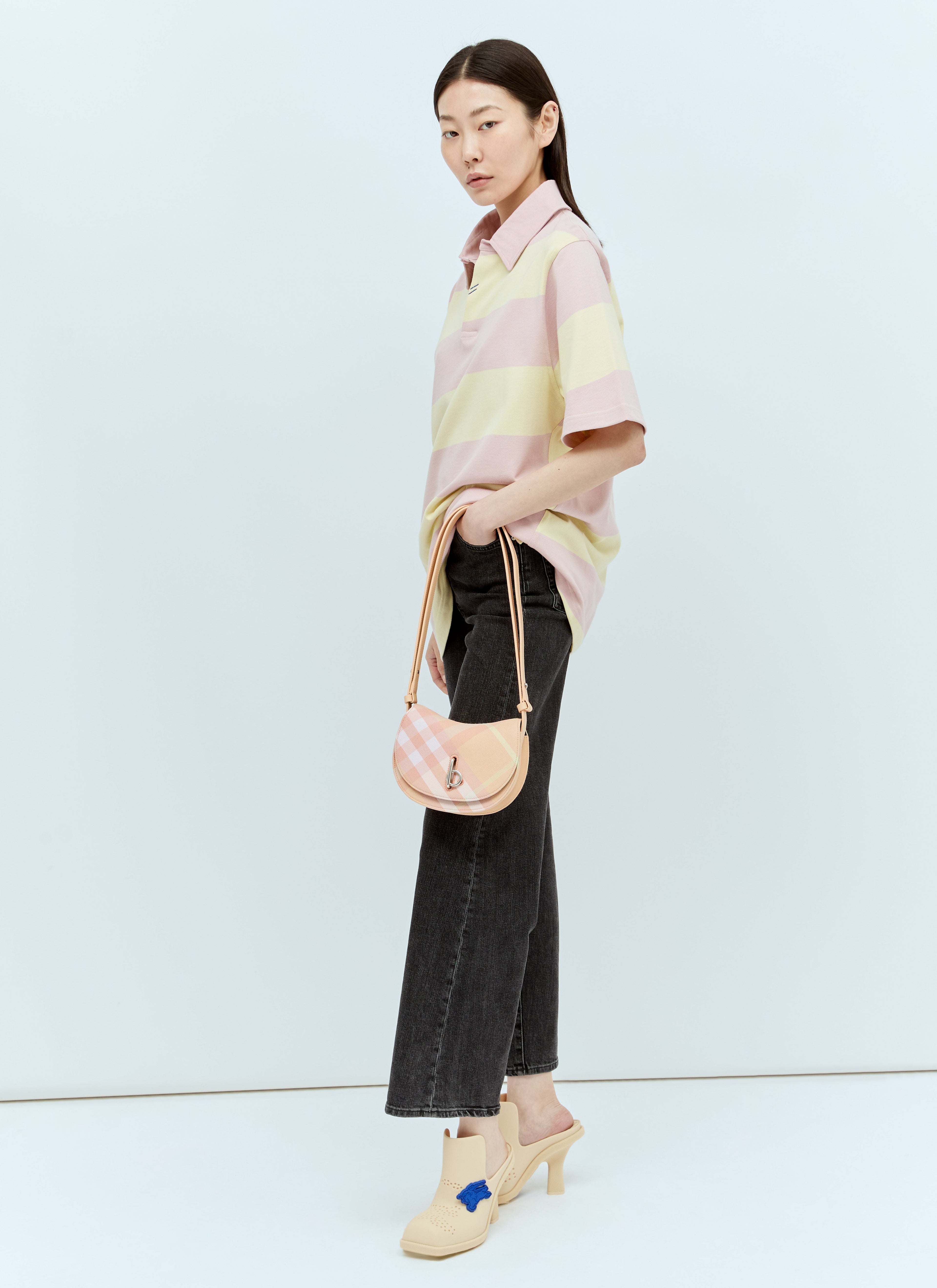 Burberry Women Rubber Highland Mules by Luosophy